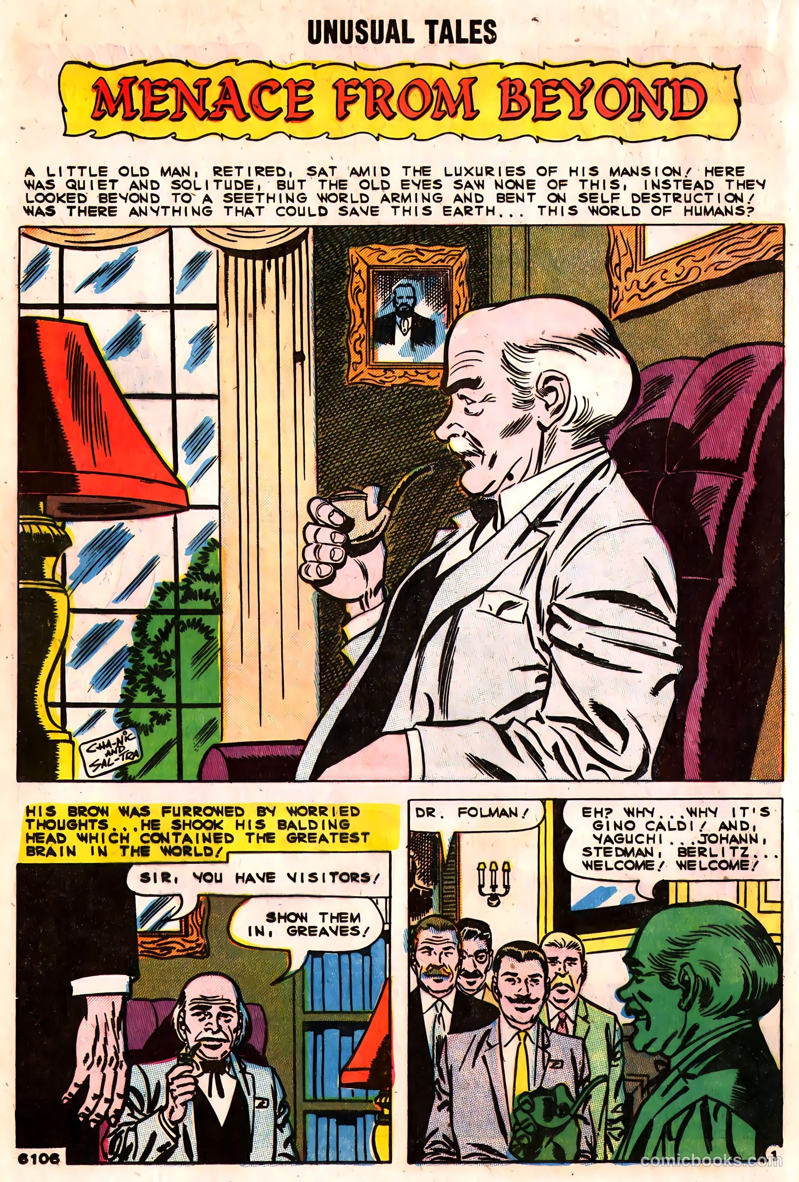 Unusual Tales #23 (1960) — page 20 of 36