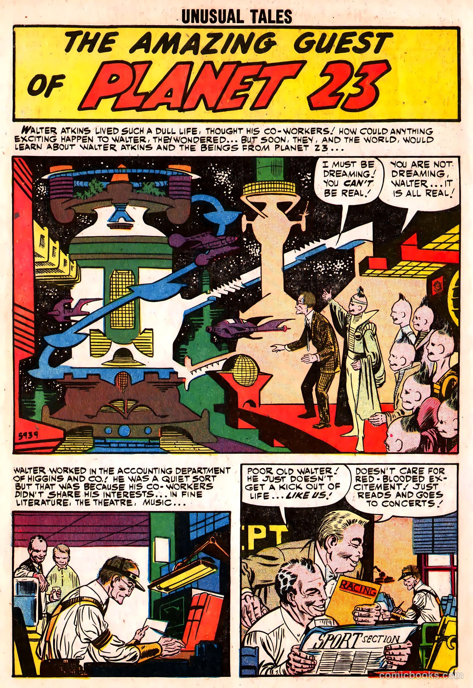 Unusual Tales #23 (1960) — page 28 of 36