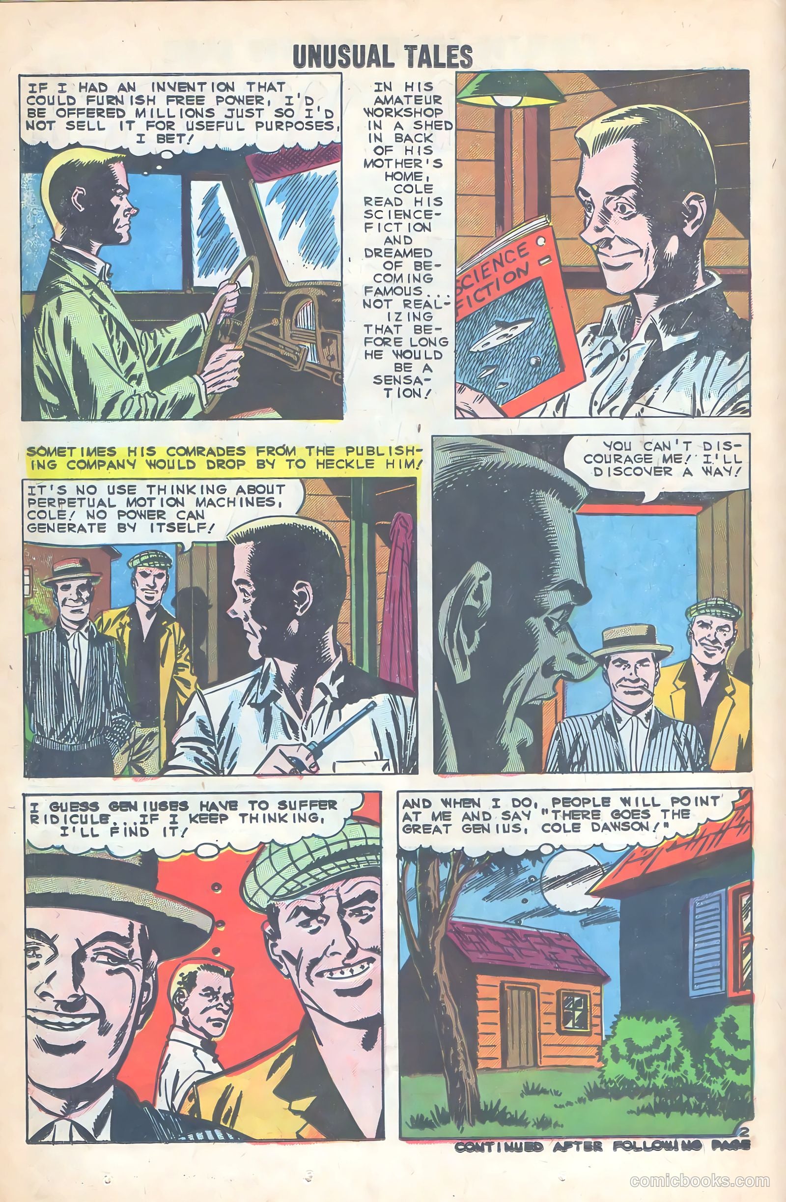 Unusual Tales #24 (1960) — page 14 of 36