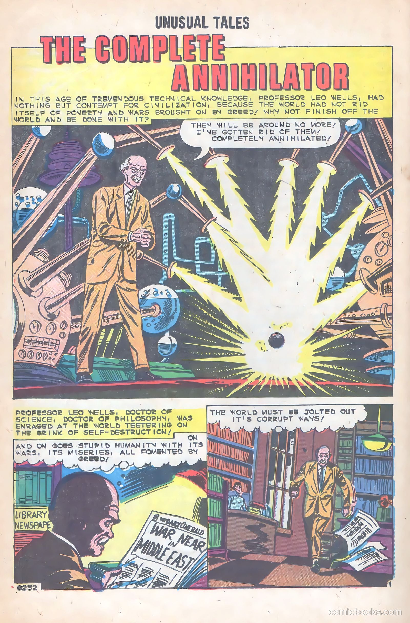 Unusual Tales #24 (1960) — page 26 of 36