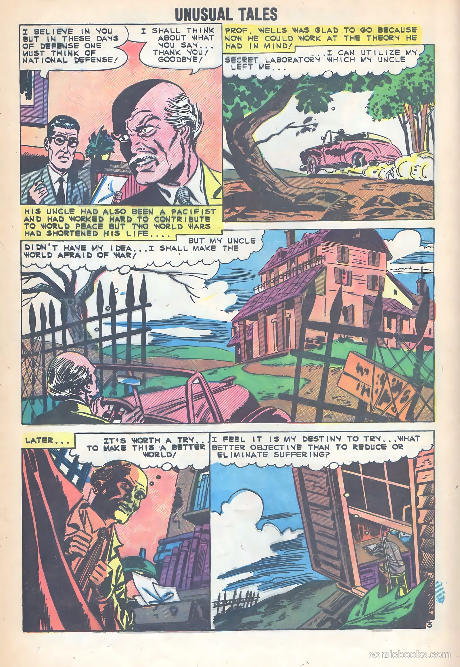 Unusual Tales #24 (1960) — page 28 of 36