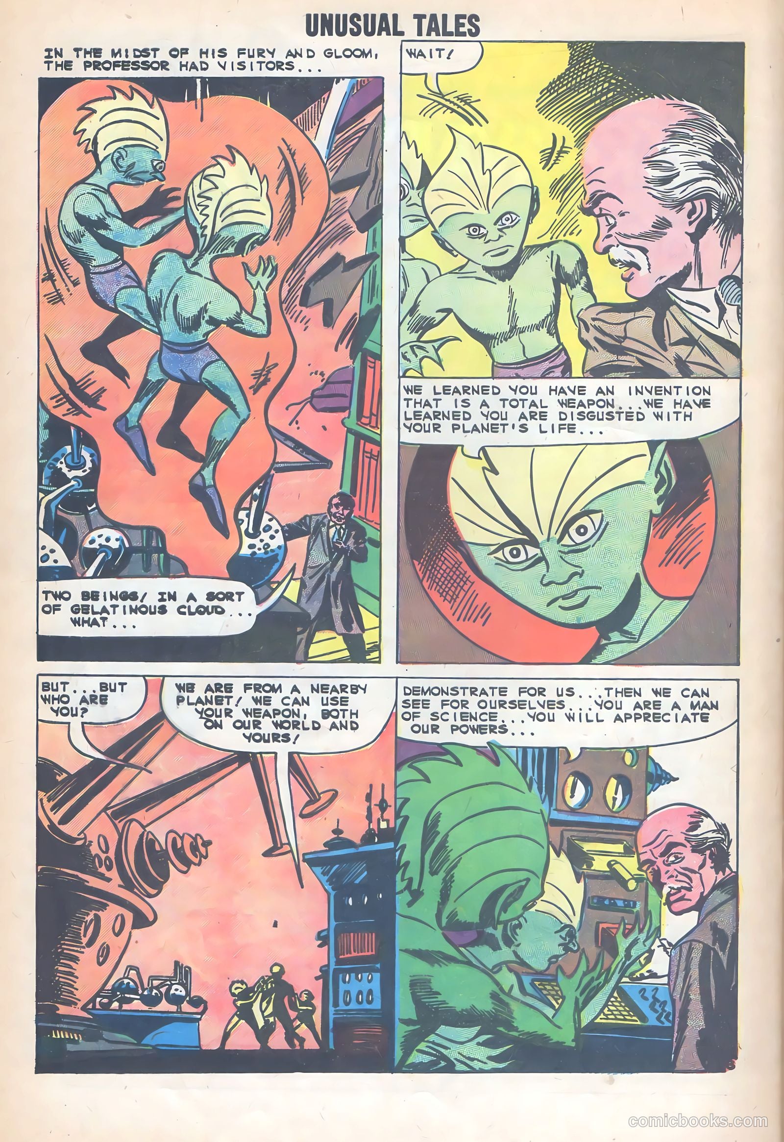 Unusual Tales #24 (1960) — page 32 of 36