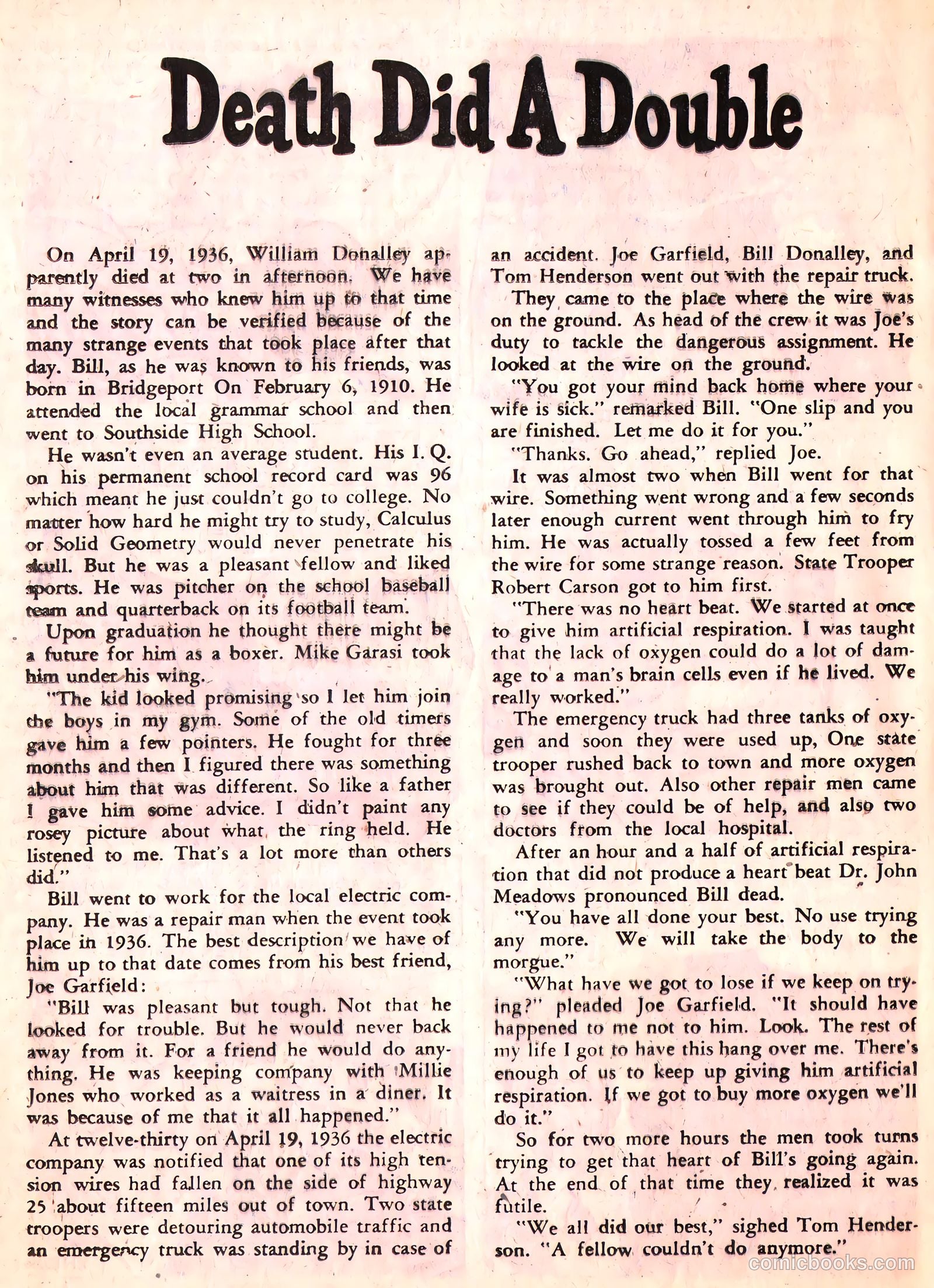 Unusual Tales #25 (1960) — page 20 of 37