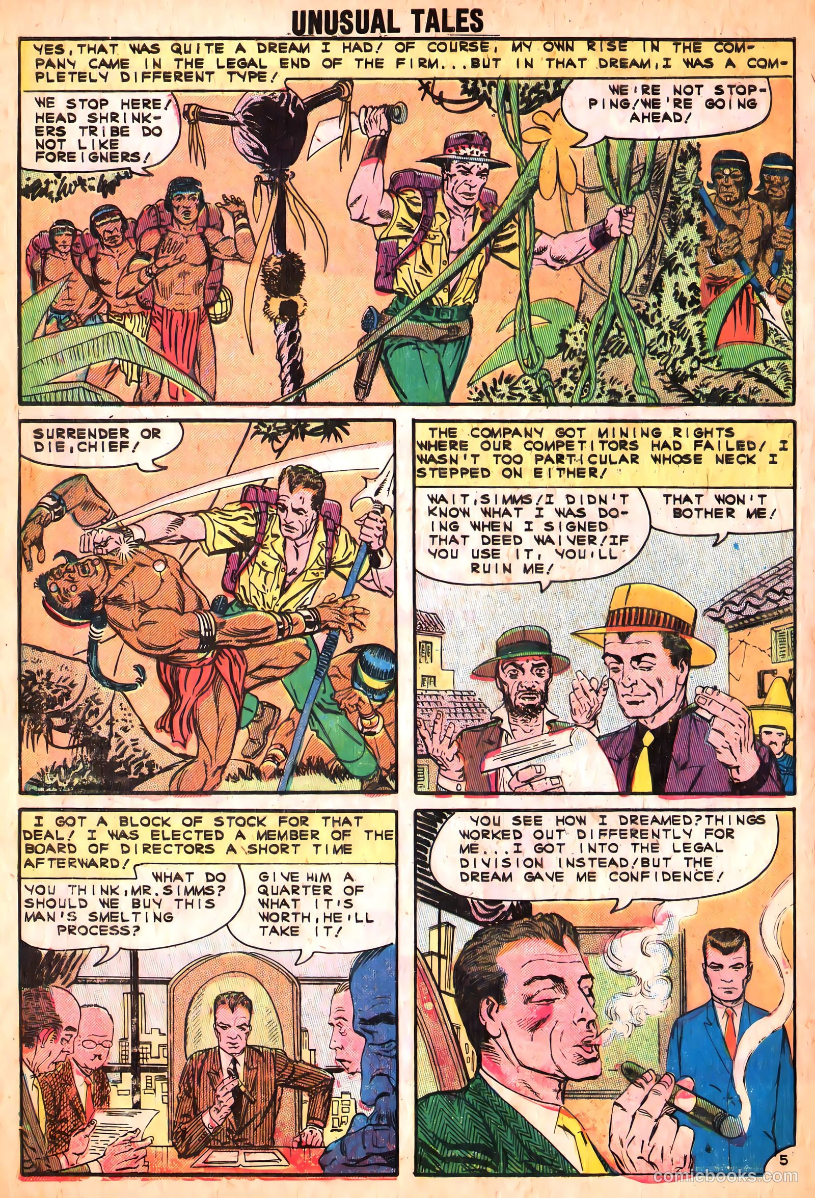 Unusual Tales #27 (1961) — page 32 of 37