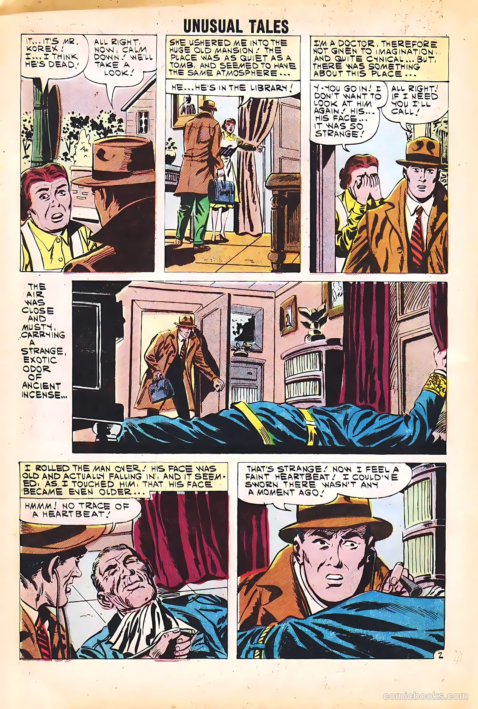 Unusual Tales #28 (1961) — page 4 of 36