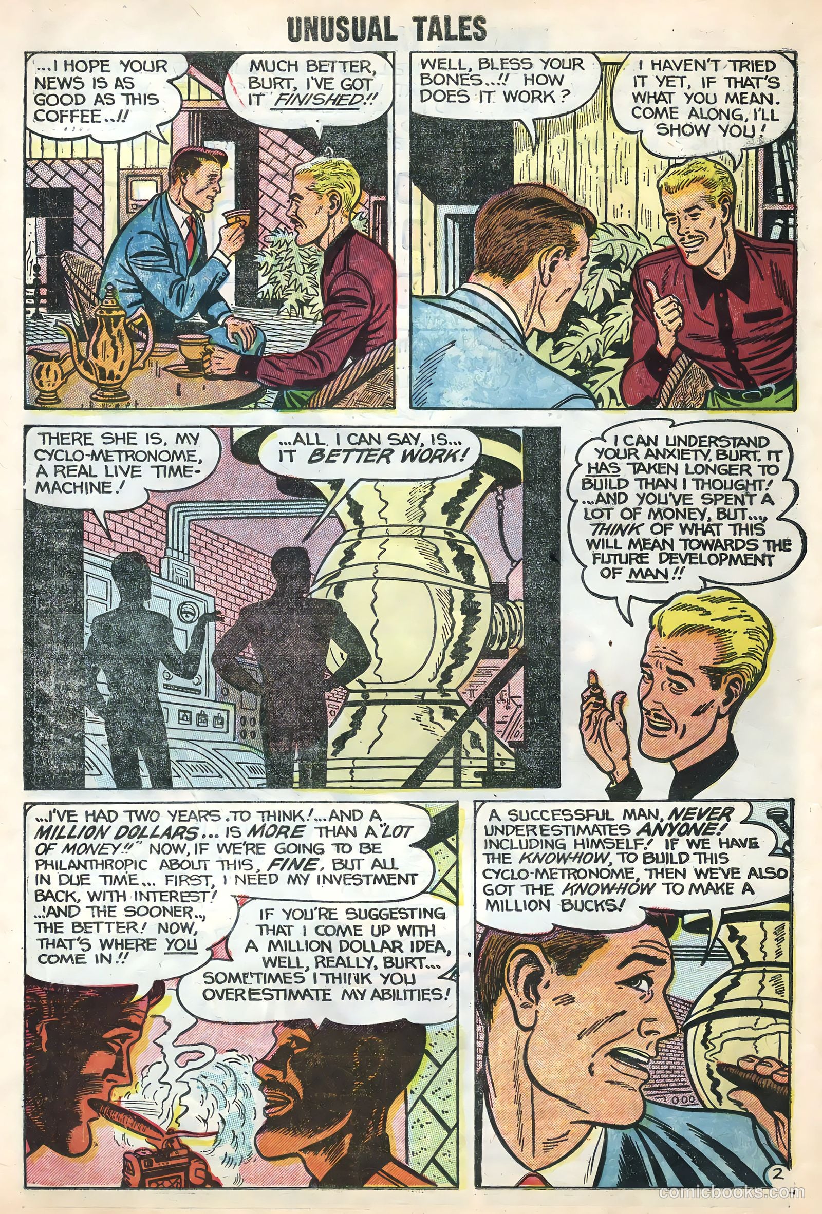Unusual Tales #3 (1956) — page 10 of 36