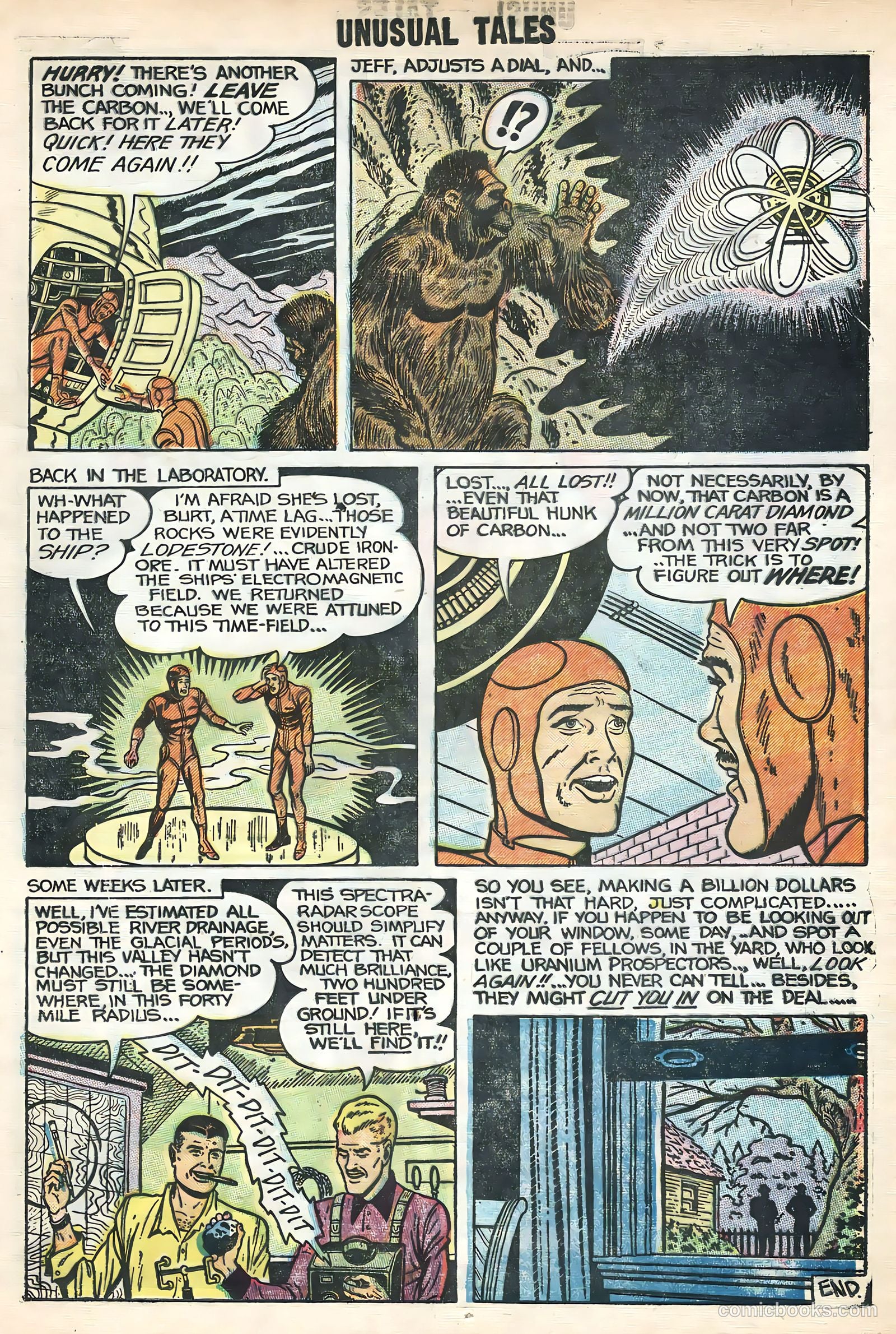Unusual Tales #3 (1956) — page 13 of 36