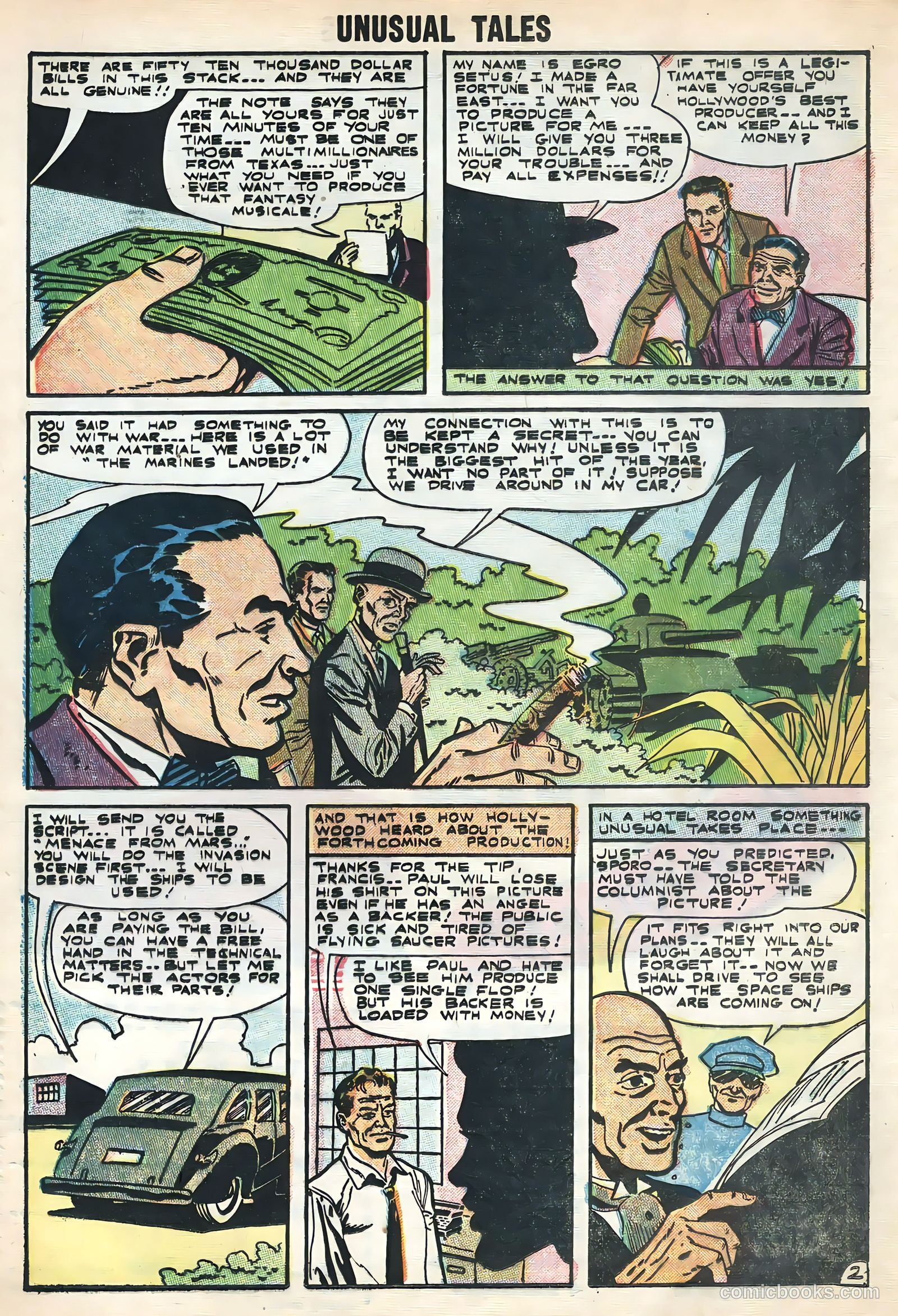 Unusual Tales #3 (1956) — page 16 of 36