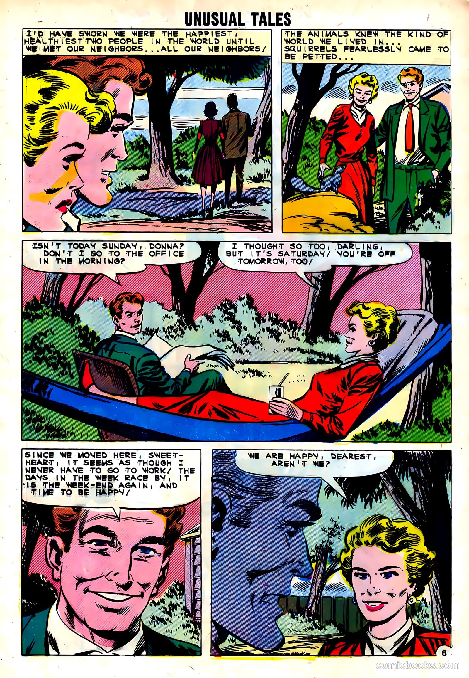 Unusual Tales #31 (1961) — page 28 of 36