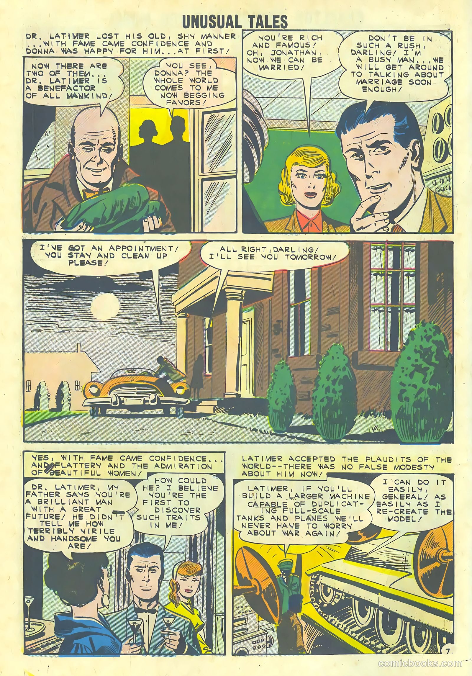 Unusual Tales #32 (1962) — page 10 of 36