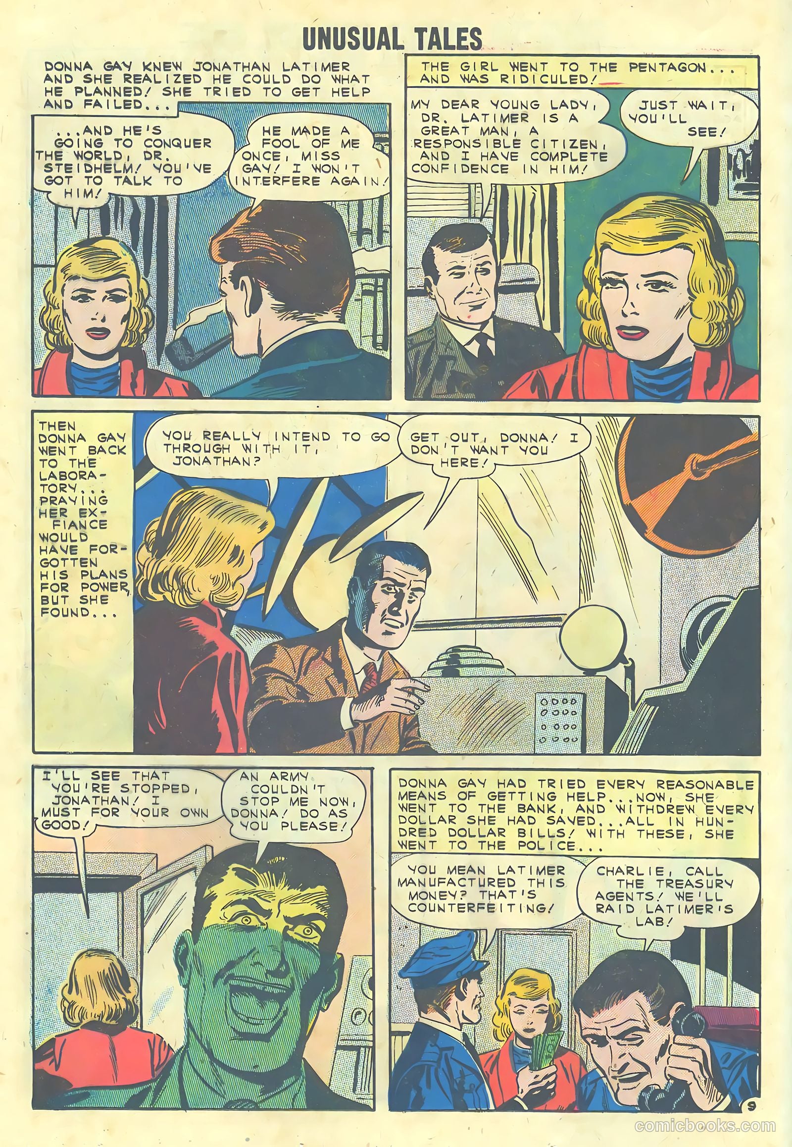 Unusual Tales #32 (1962) — page 12 of 36