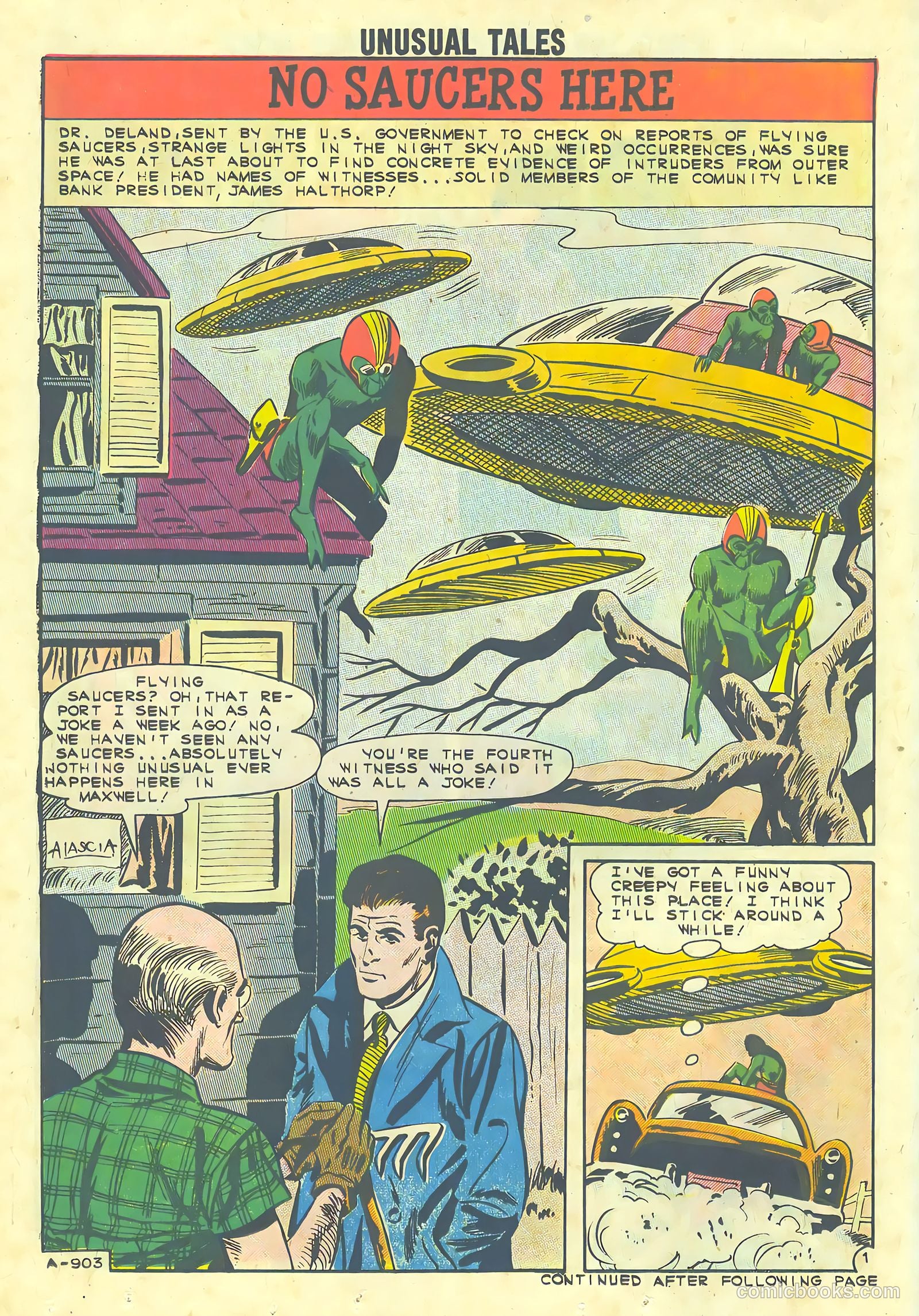 Unusual Tales #32 (1962) — page 14 of 36