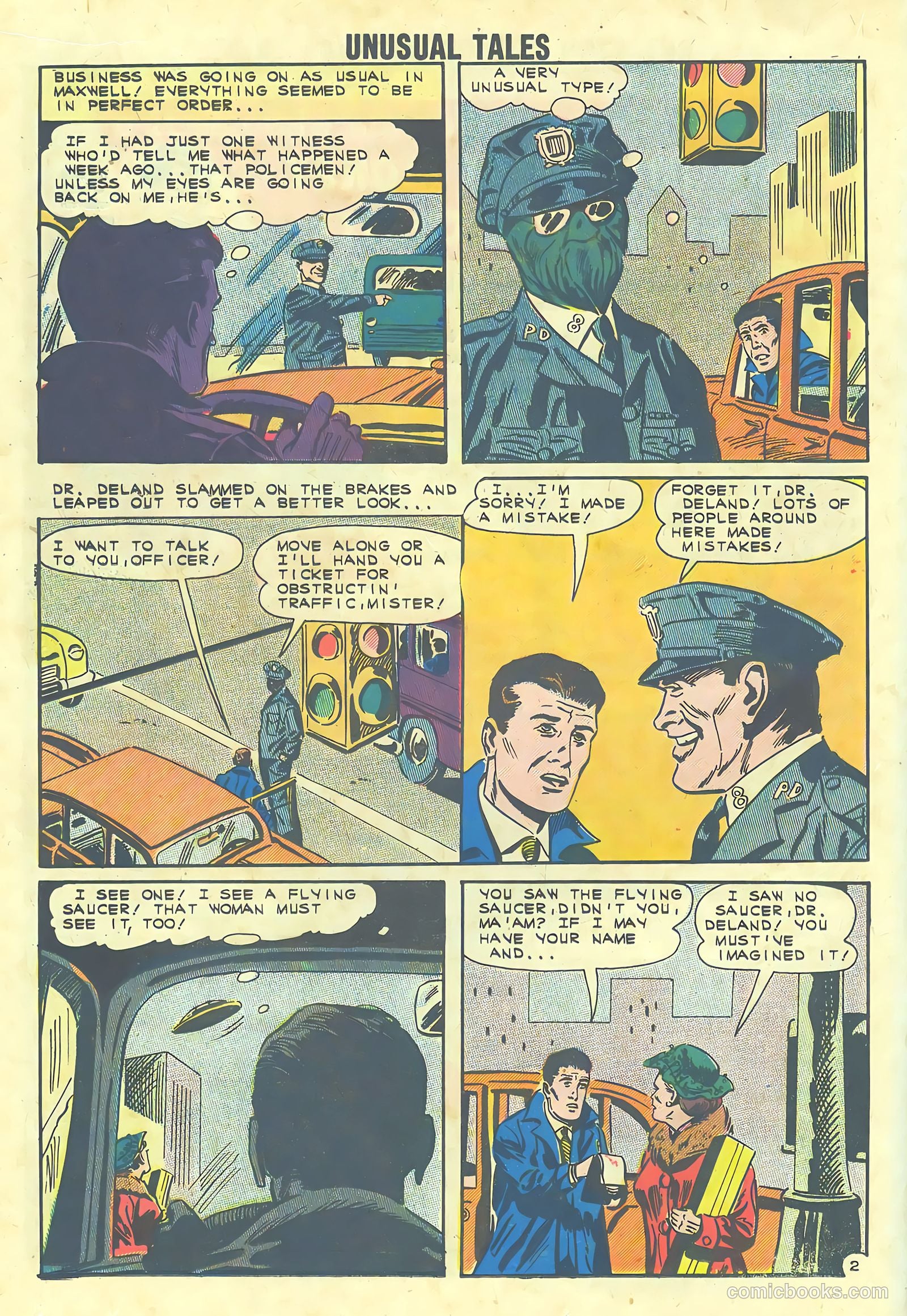 Unusual Tales #32 (1962) — page 16 of 36
