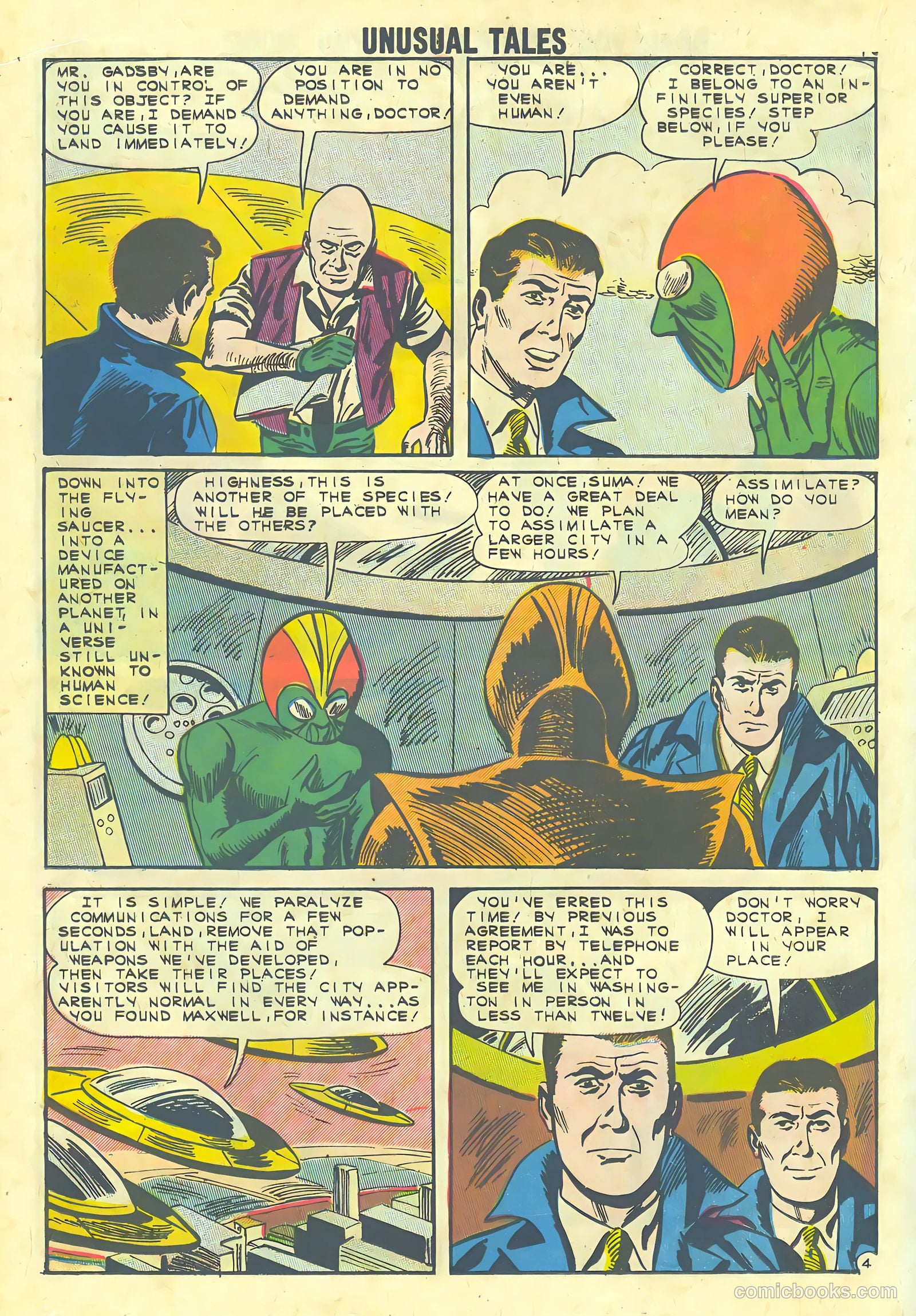 Unusual Tales #32 (1962) — page 18 of 36