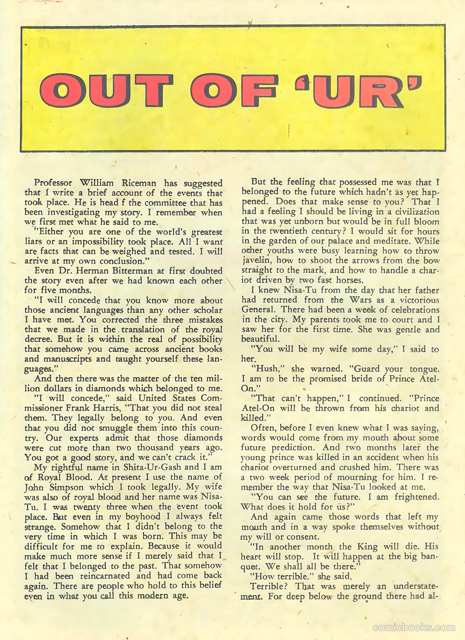 Unusual Tales #32 (1962) — page 25 of 36