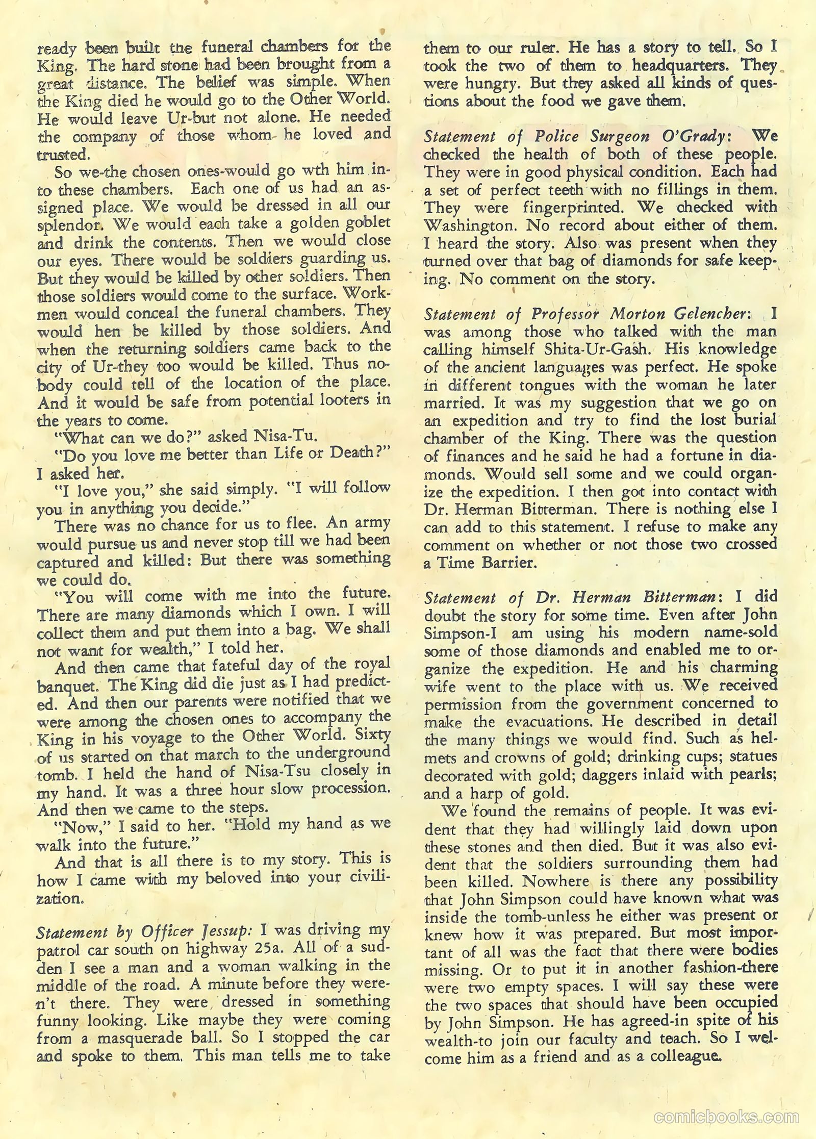 Unusual Tales #32 (1962) — page 26 of 36