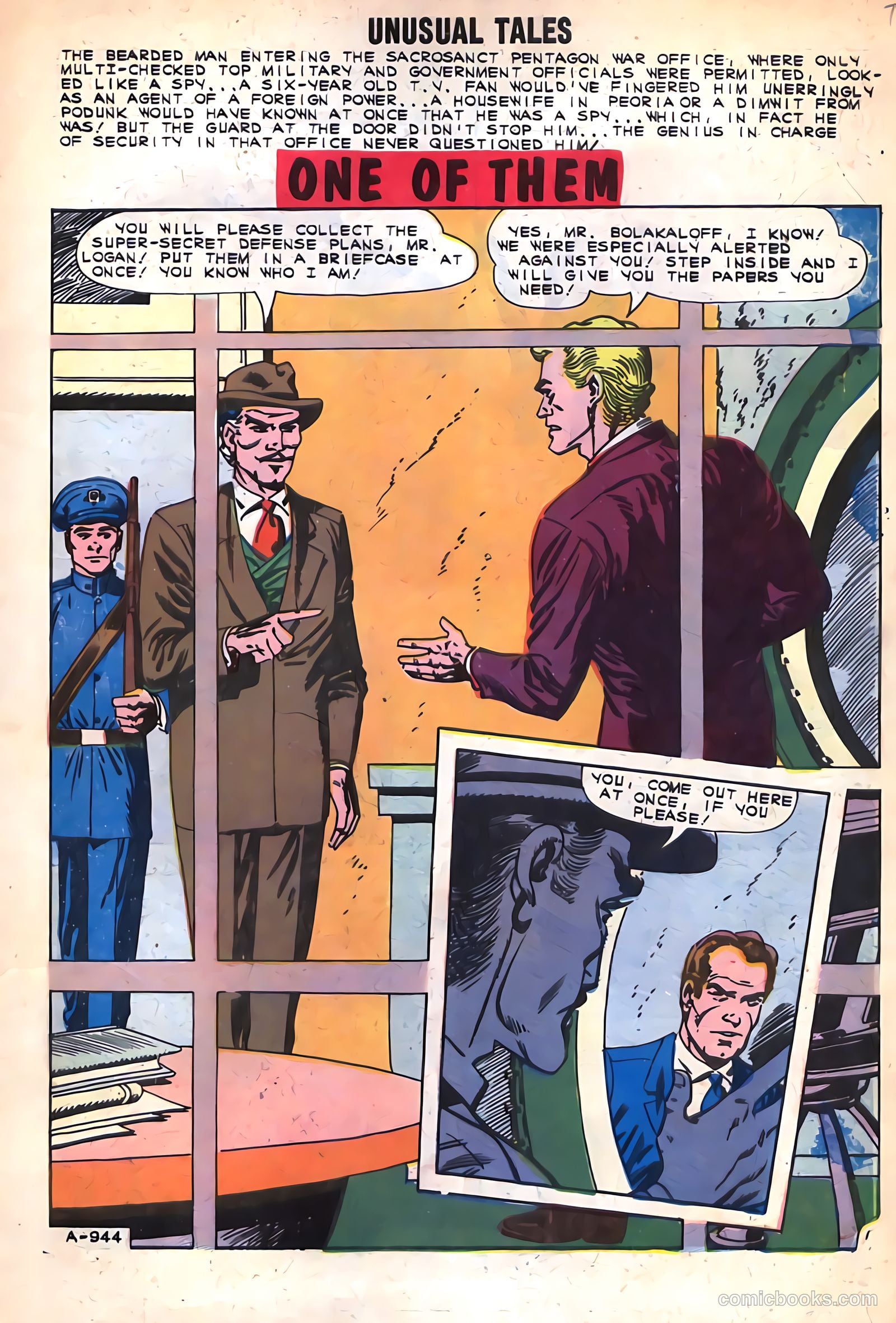 Unusual Tales #33 (1962) — page 3 of 36