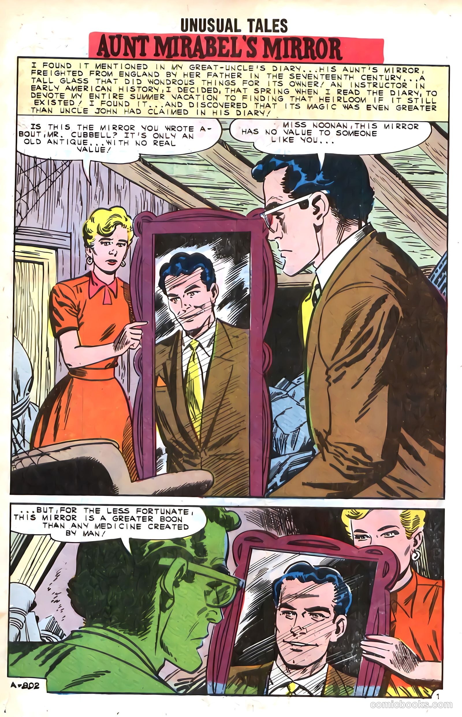 Unusual Tales #33 (1962) — page 16 of 36
