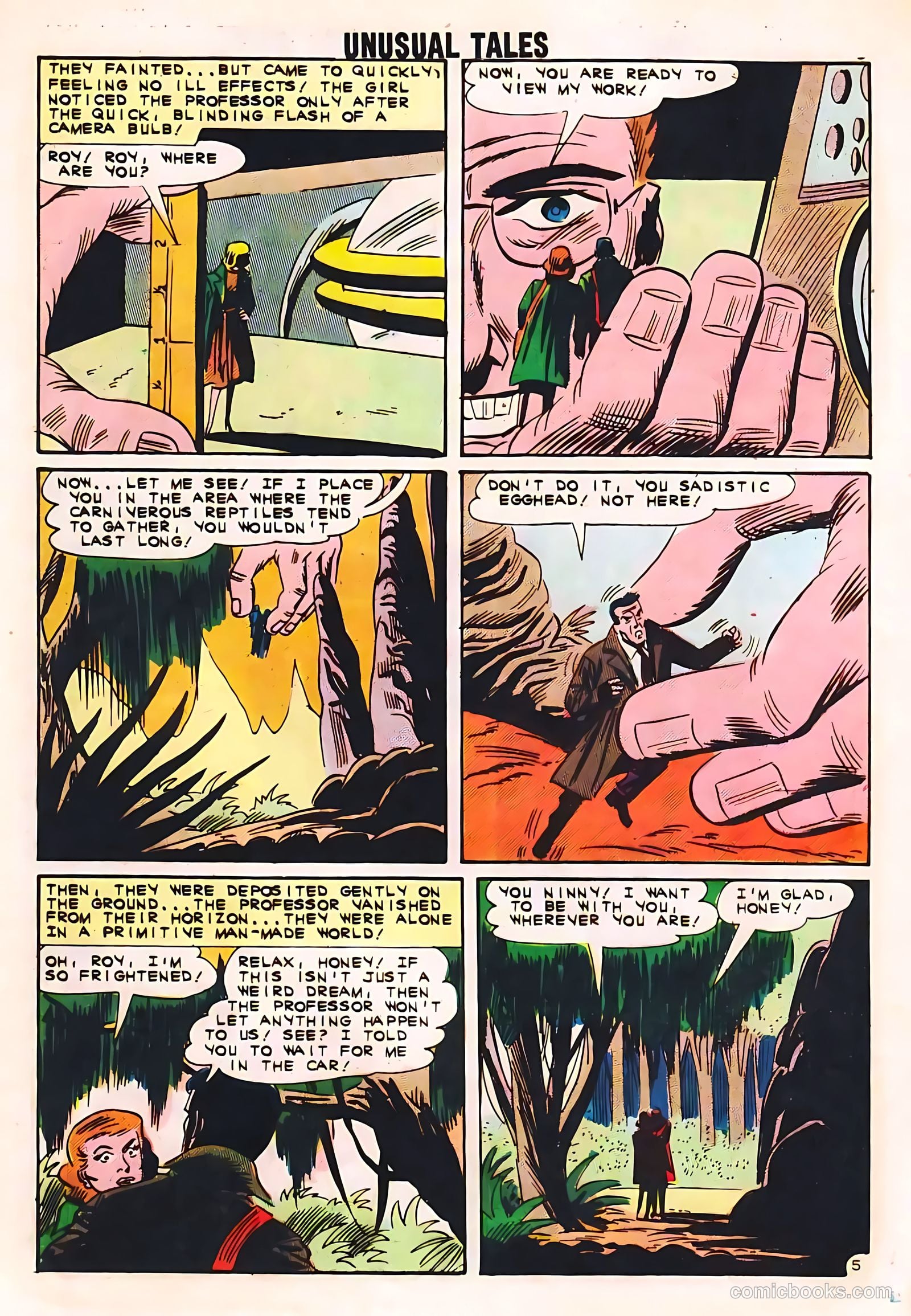 Unusual Tales #34 (1962) — page 8 of 36