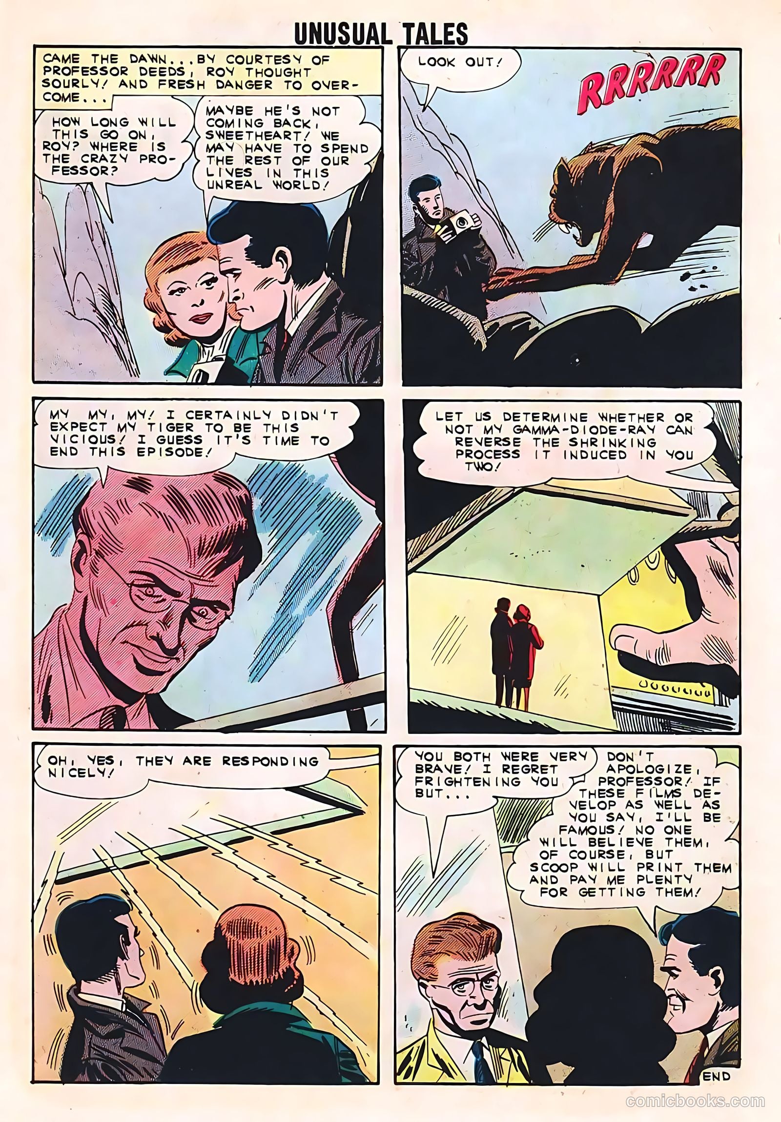Unusual Tales #34 (1962) — page 10 of 36