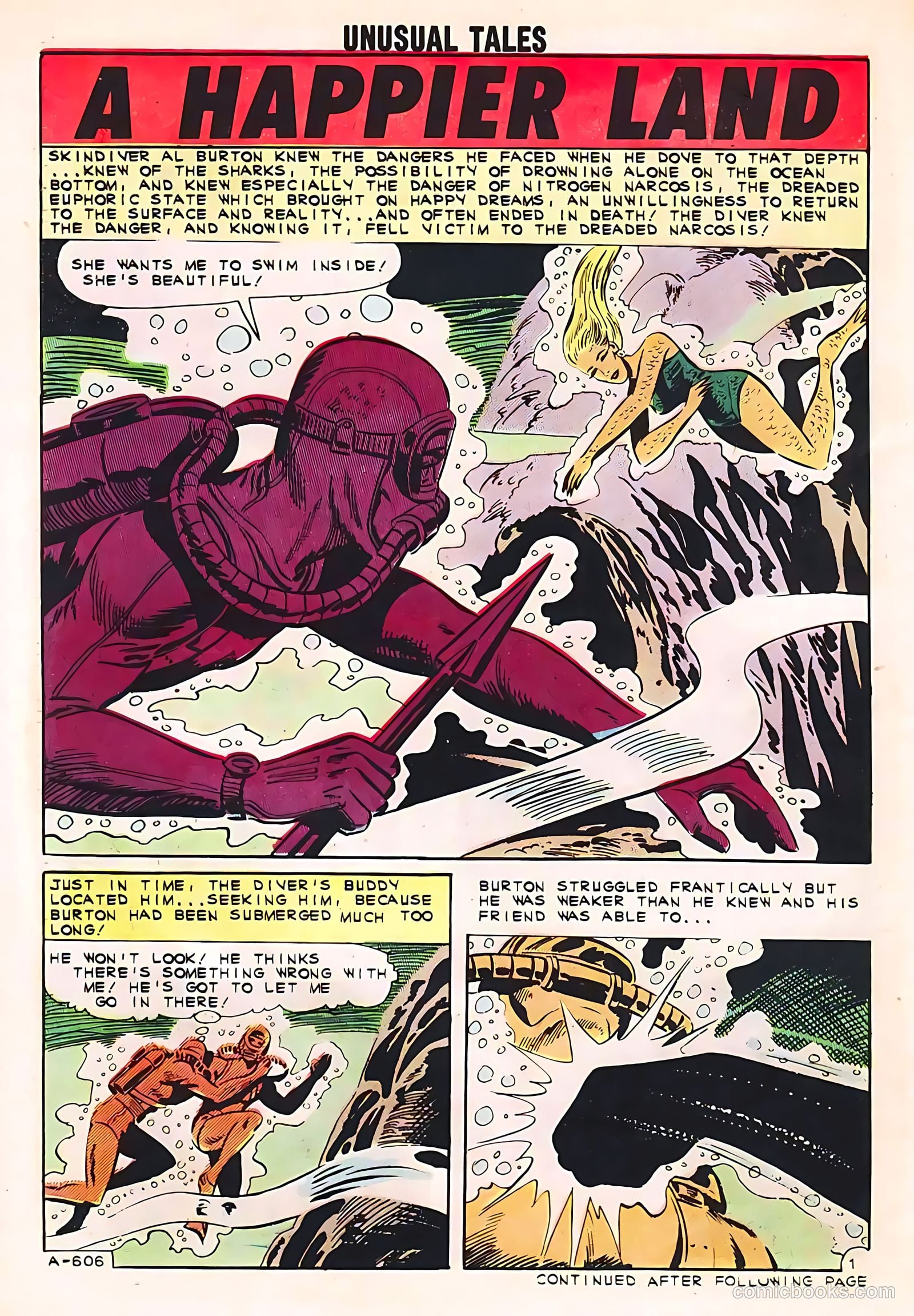 Unusual Tales #34 (1962) — page 30 of 36