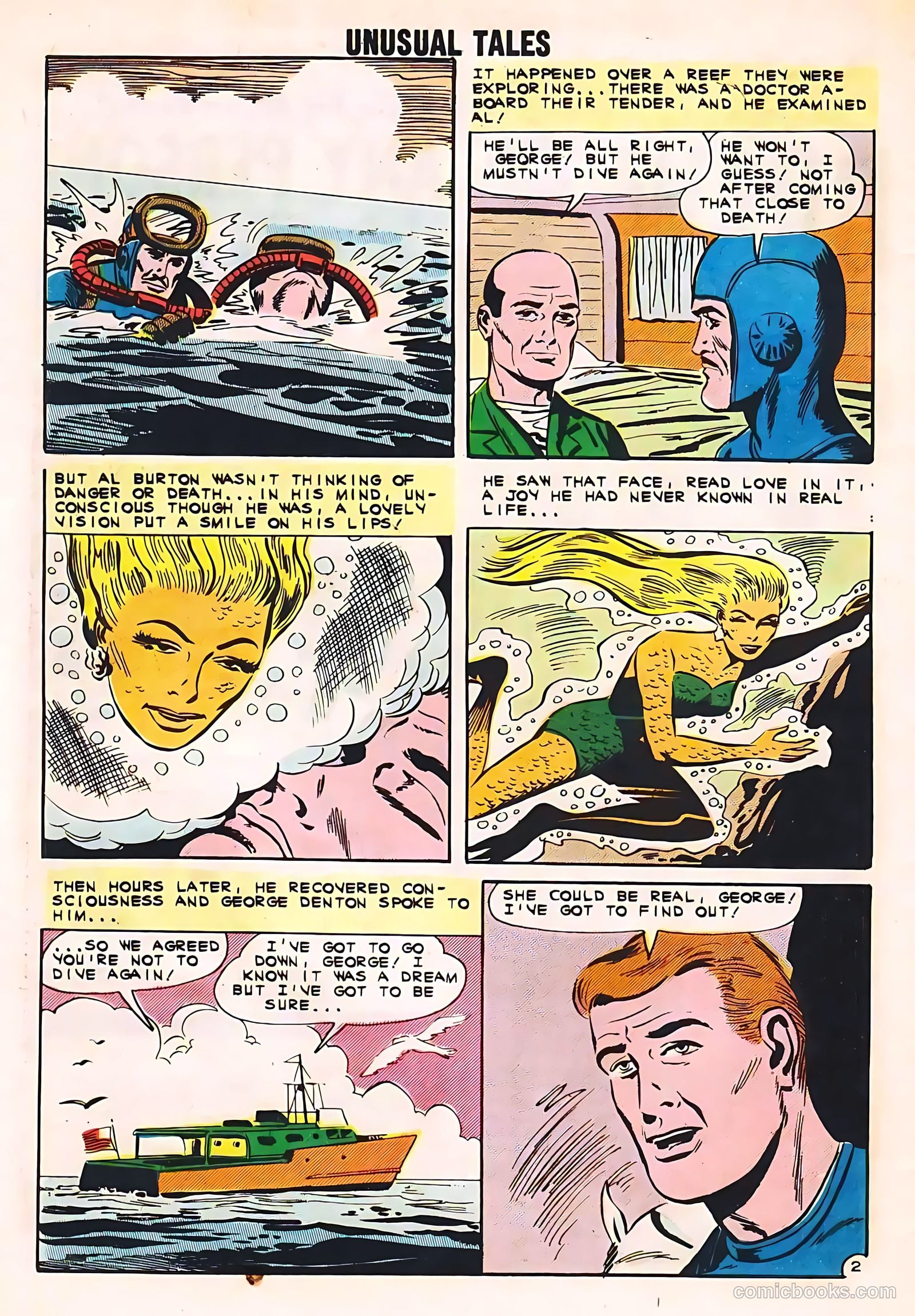 Unusual Tales #34 (1962) — page 32 of 36
