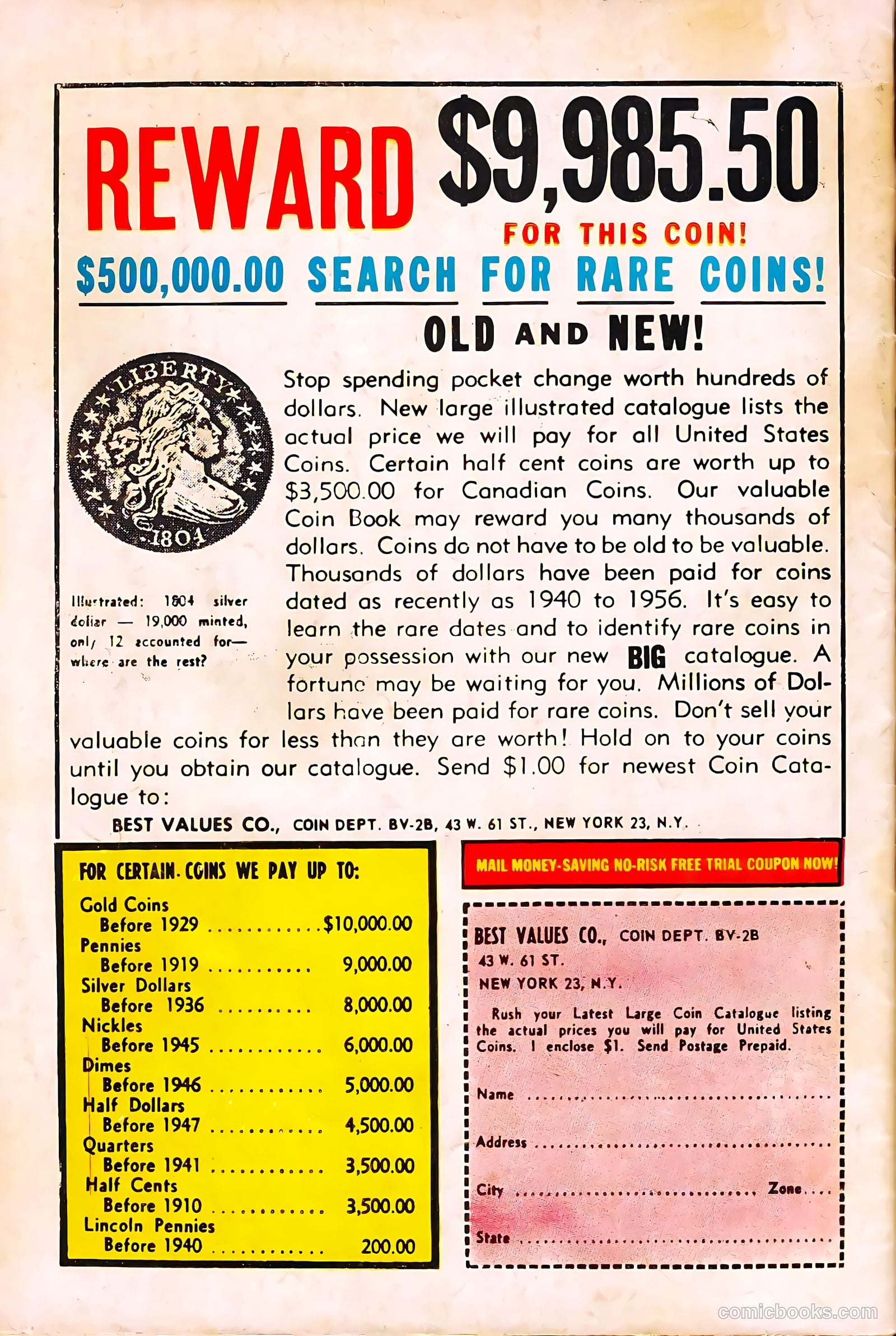 Unusual Tales #34 (1962) — page 36 of 36