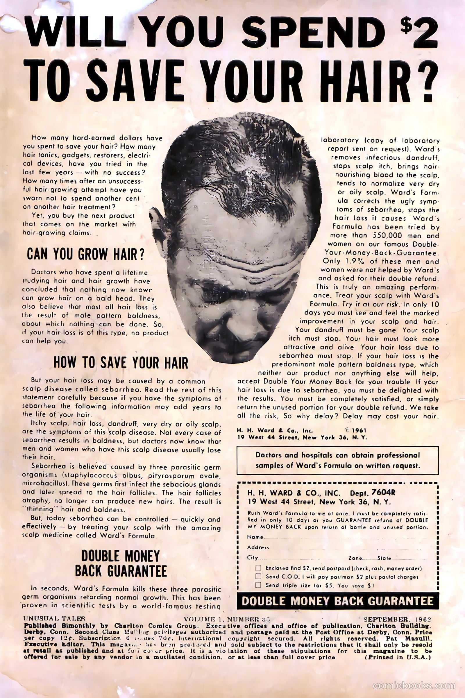 Unusual Tales #35 (1962) — page 2 of 36