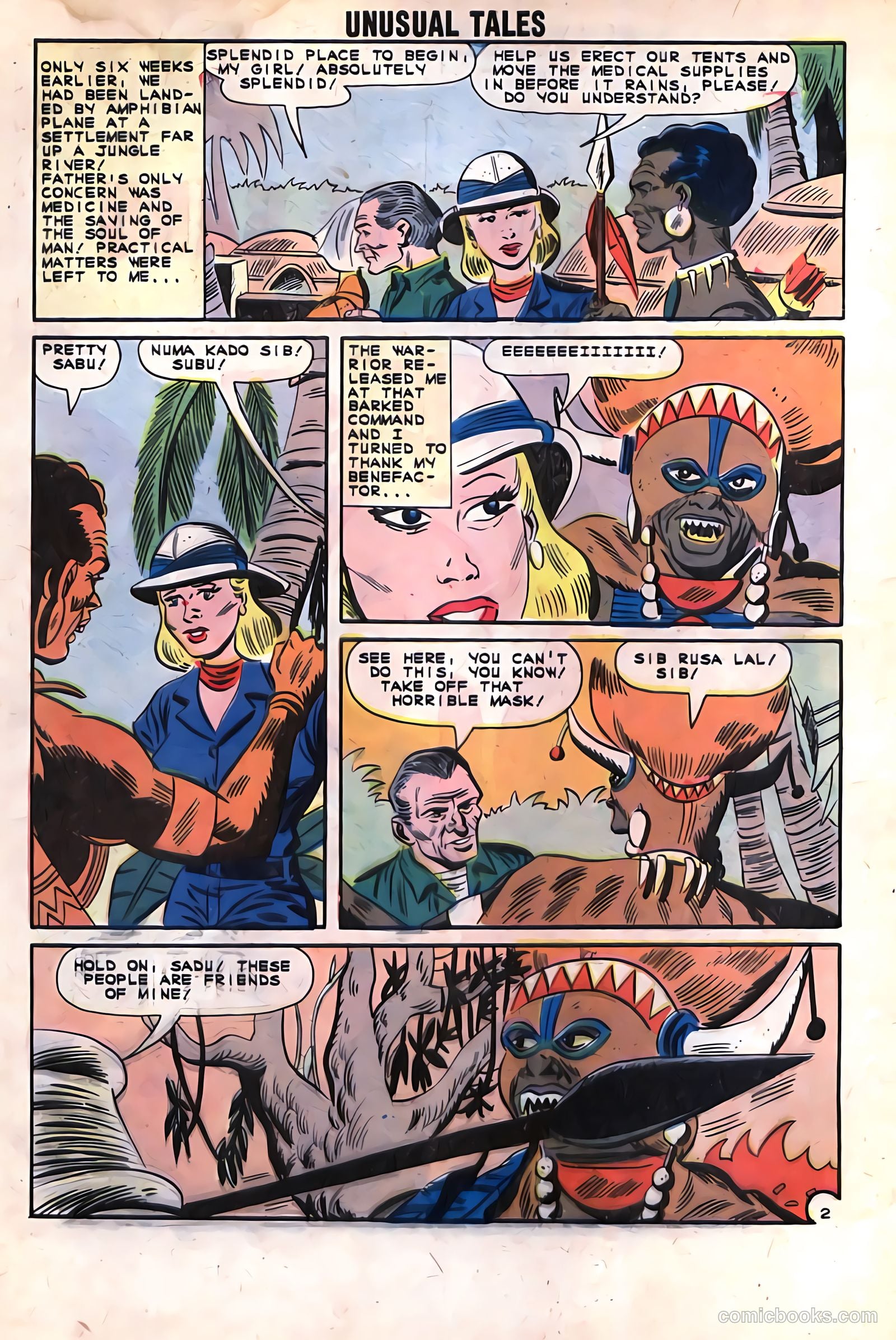 Unusual Tales #35 (1962) — page 4 of 36
