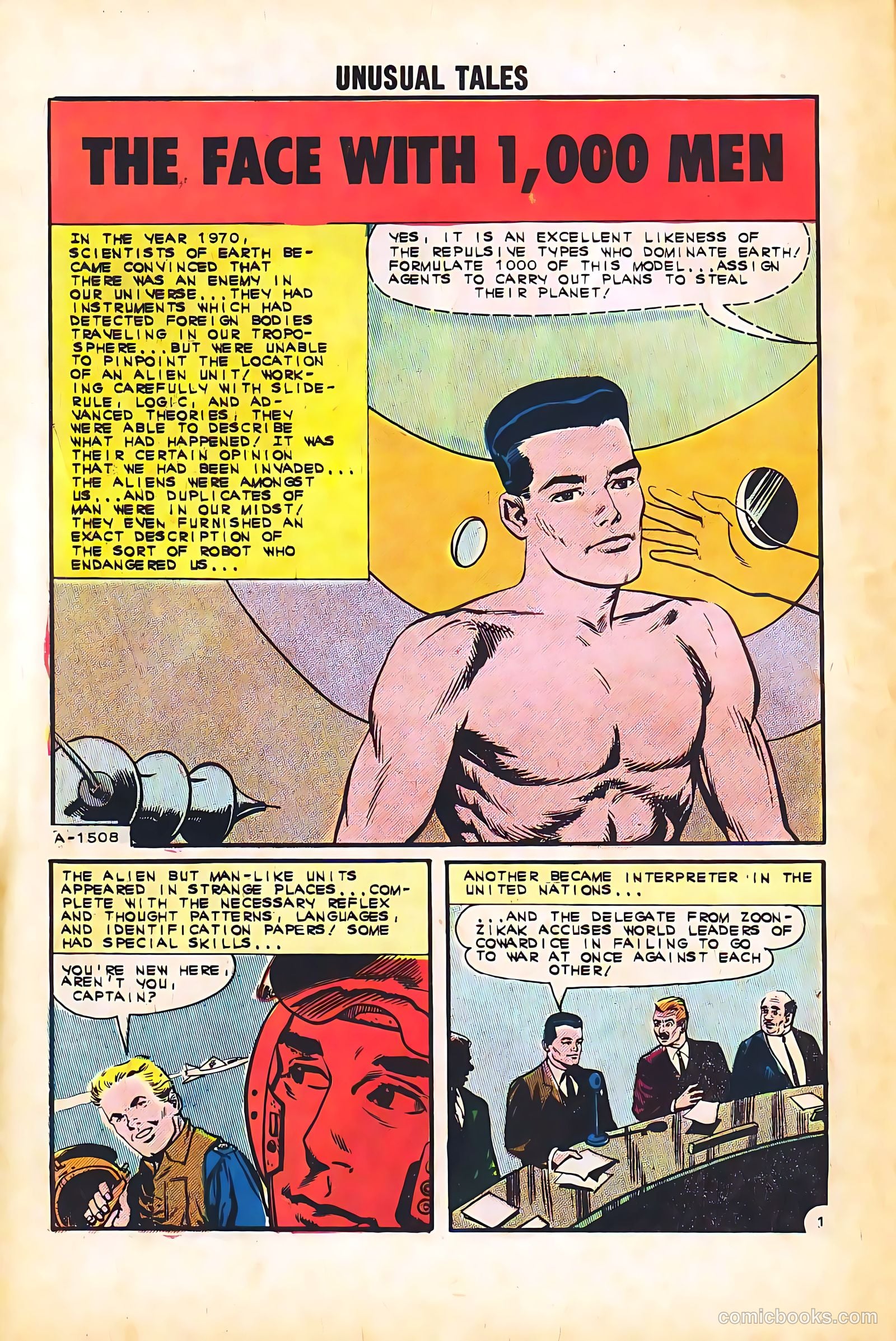 Unusual Tales #36 (1962) — page 10 of 36