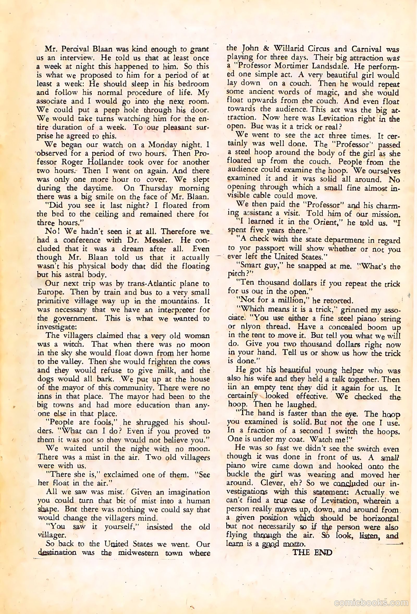 Unusual Tales #36 (1962) — page 21 of 36