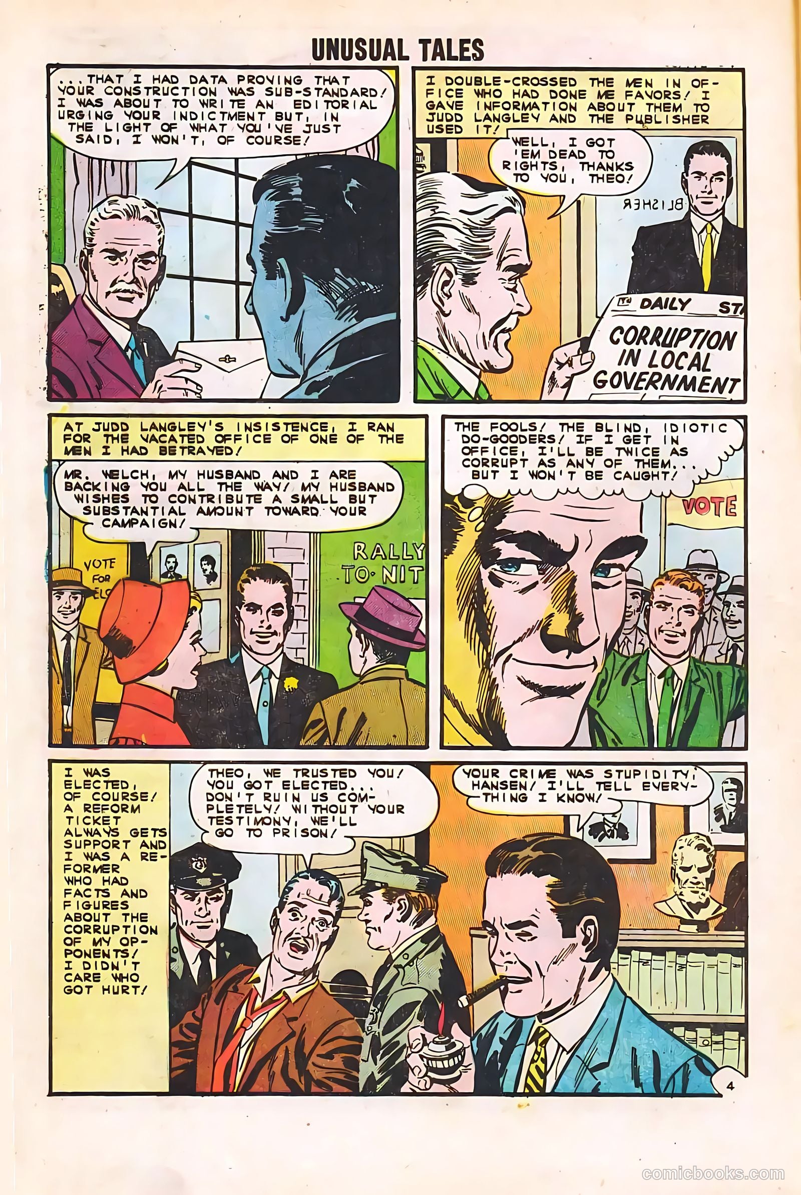 Unusual Tales #38 (1963) — page 16 of 36
