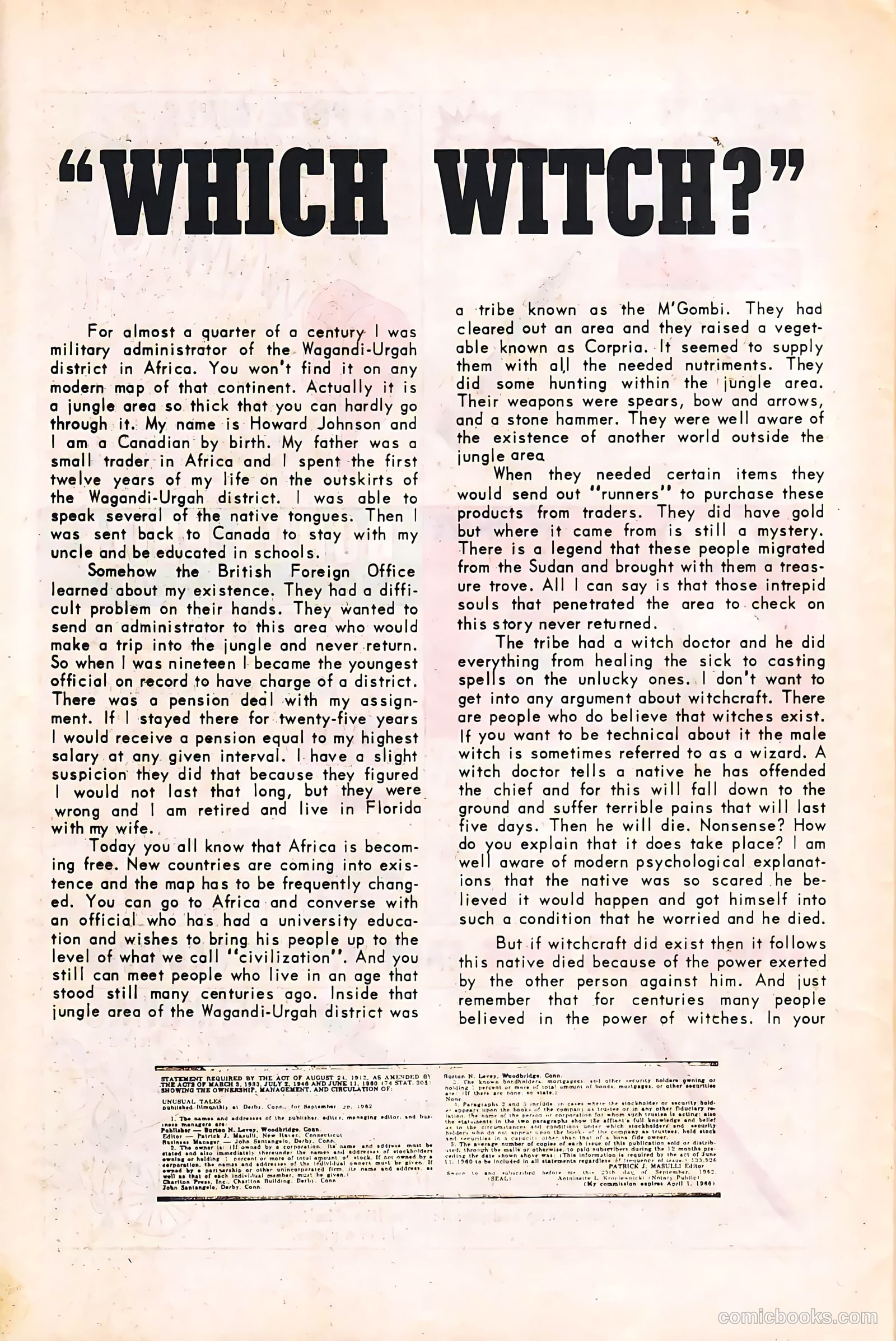 Unusual Tales #38 (1963) — page 26 of 36