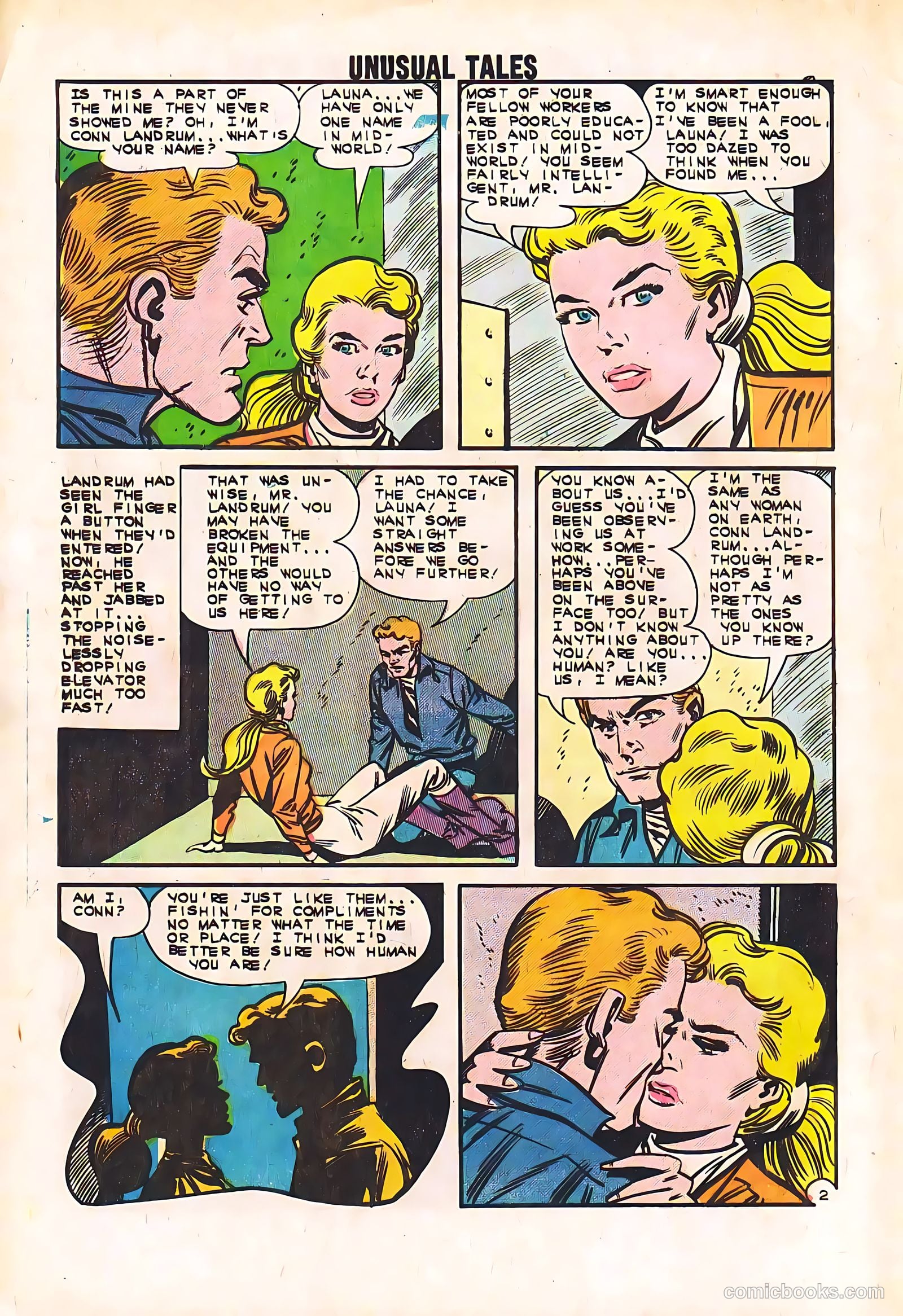Unusual Tales #39 (1985) — page 4 of 36