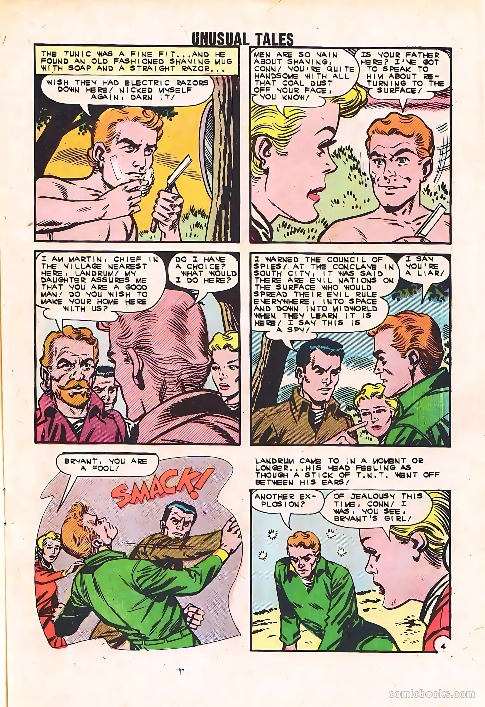 Unusual Tales #39 (1985) — page 7 of 36