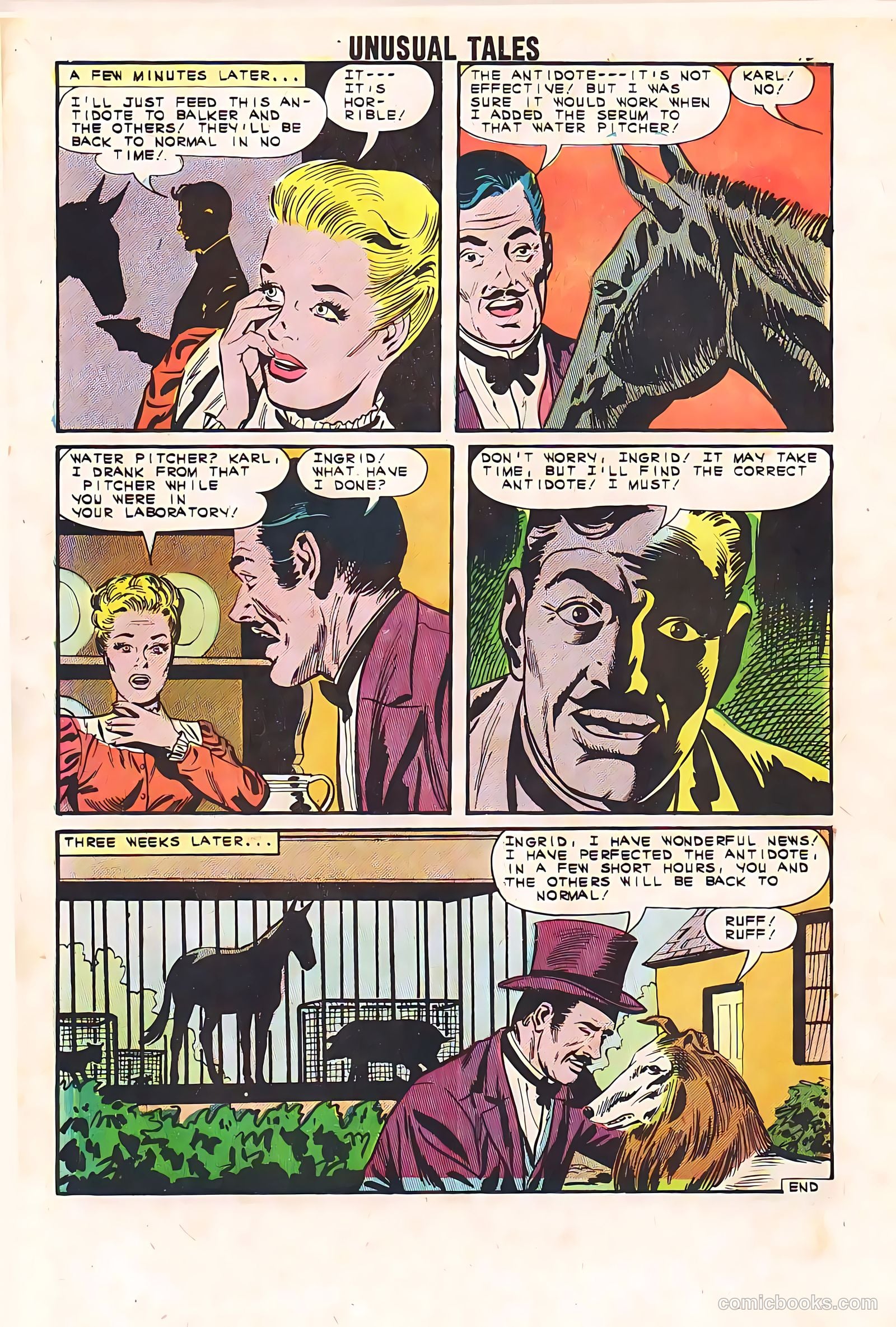 Unusual Tales #39 (1985) — page 18 of 36