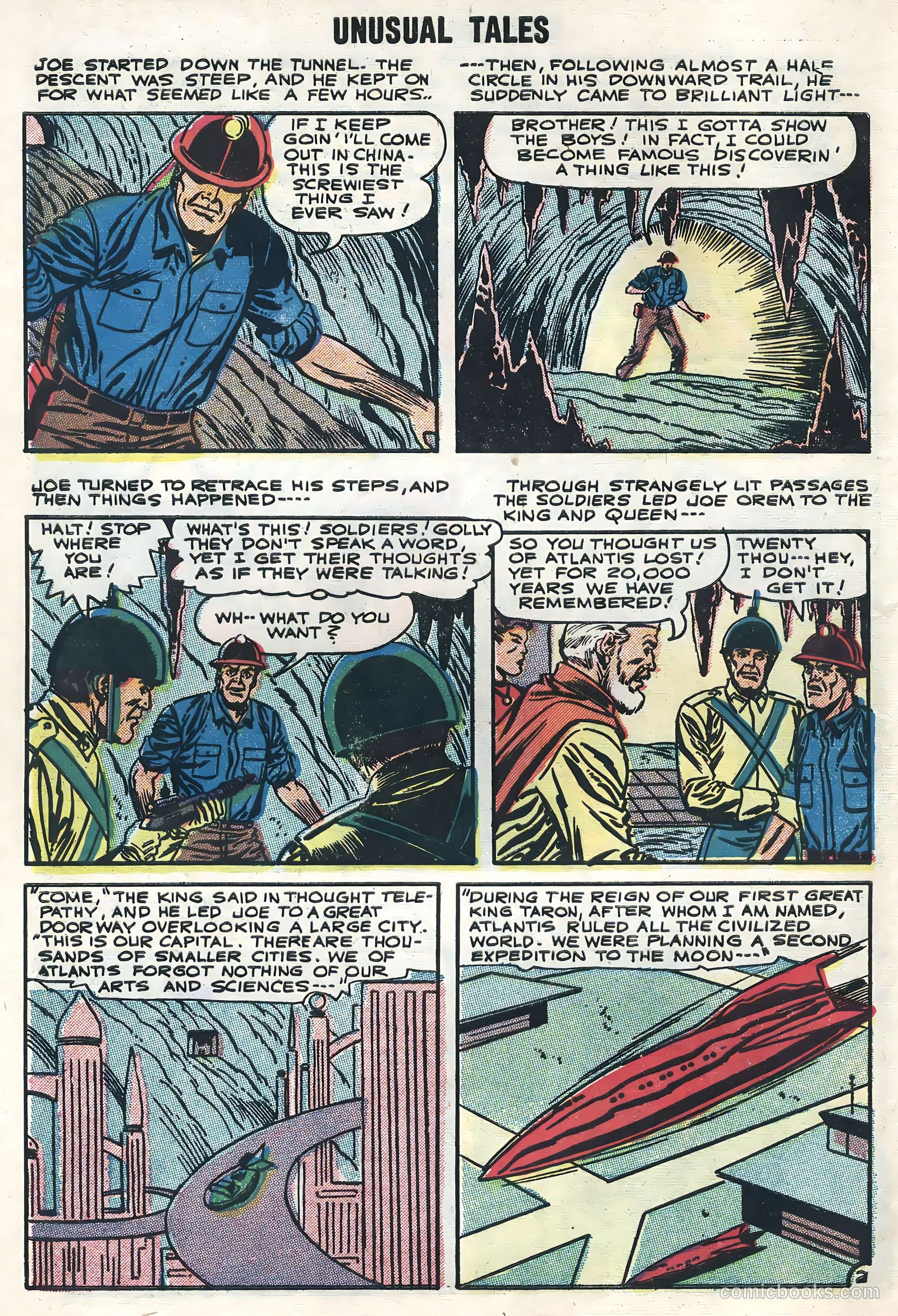 Unusual Tales #4 (1956) — page 4 of 36