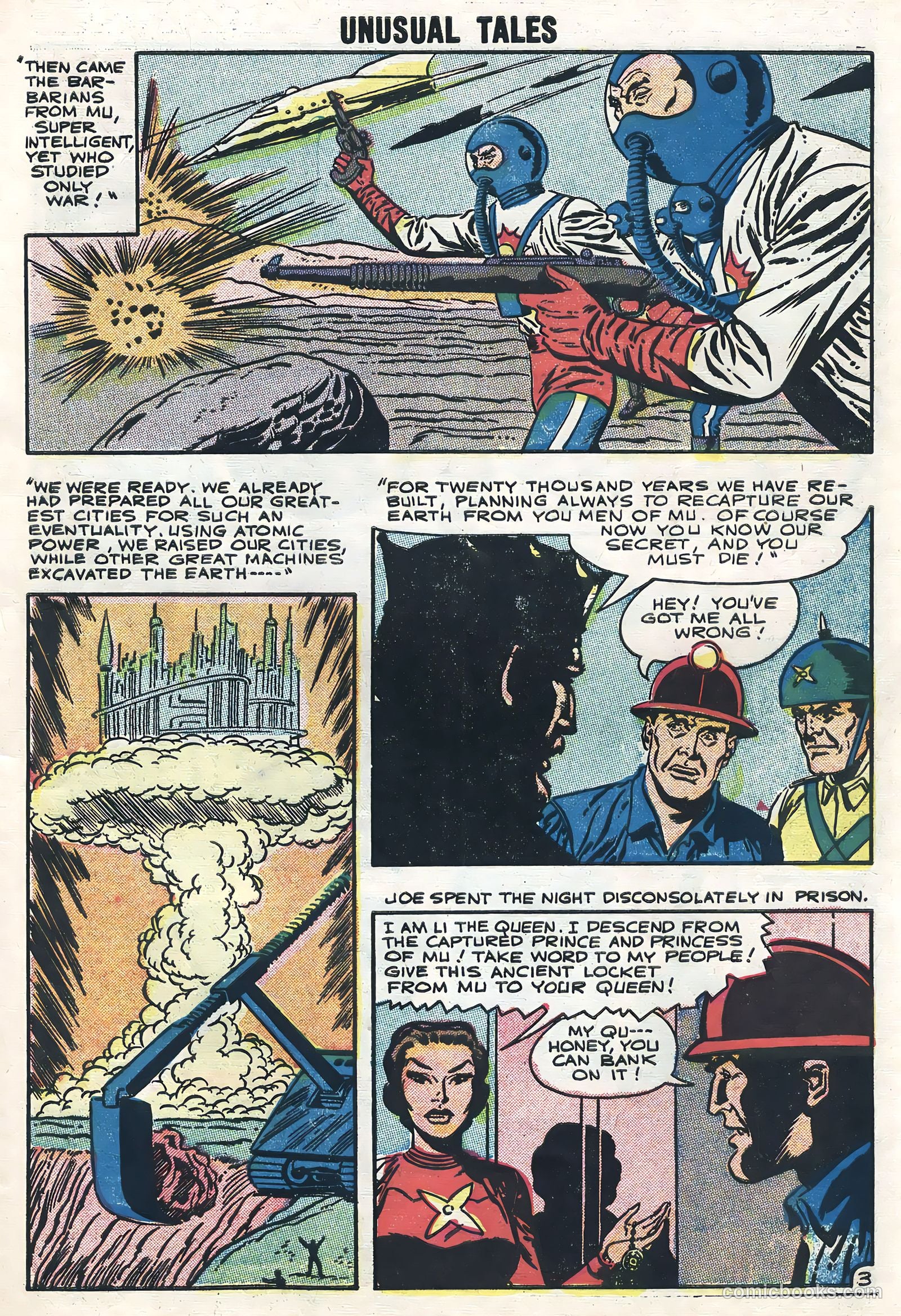 Unusual Tales #4 (1956) — page 5 of 36