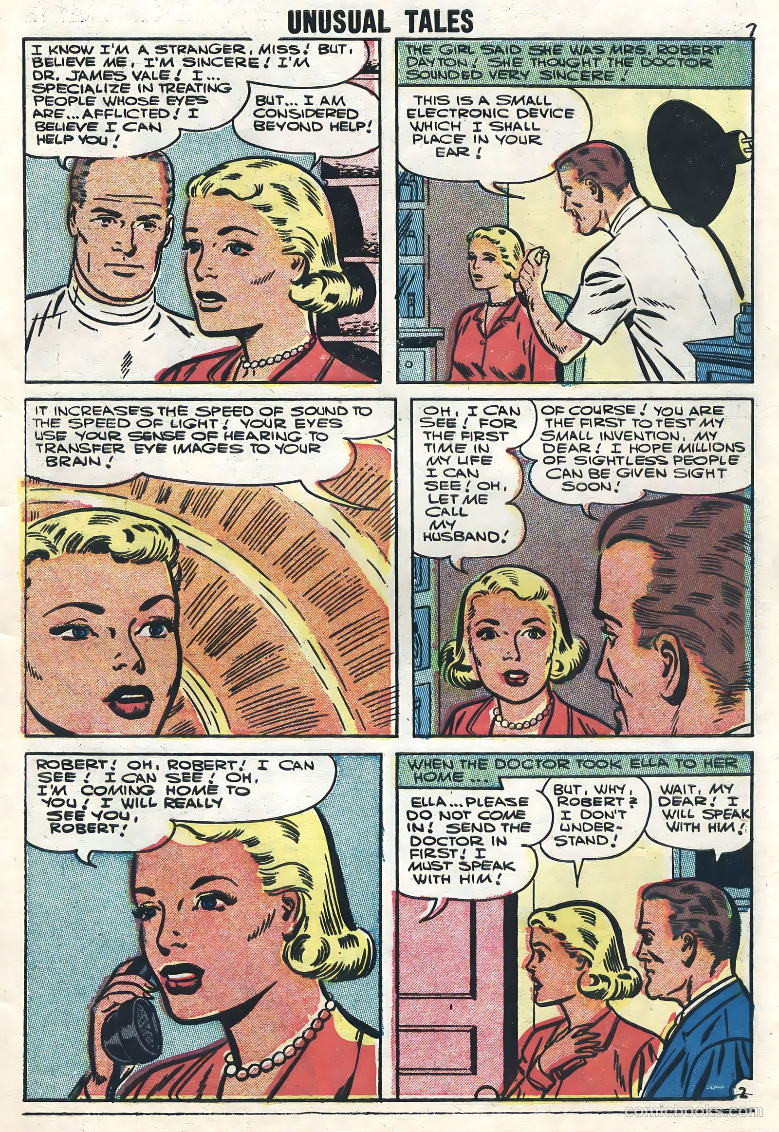 Unusual Tales #4 (1956) — page 9 of 36