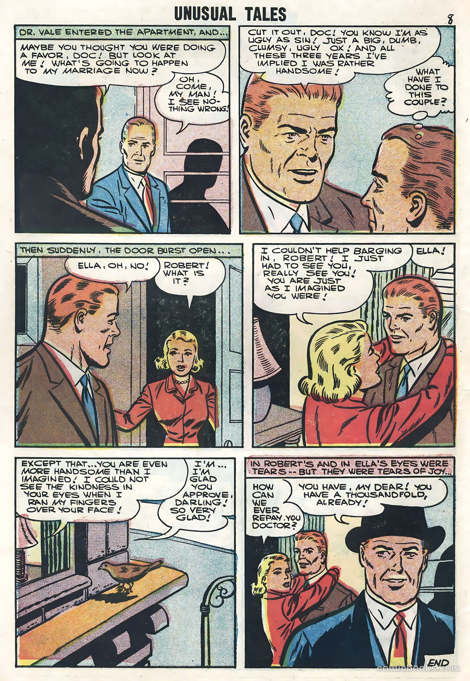 Unusual Tales #4 (1956) — page 10 of 36