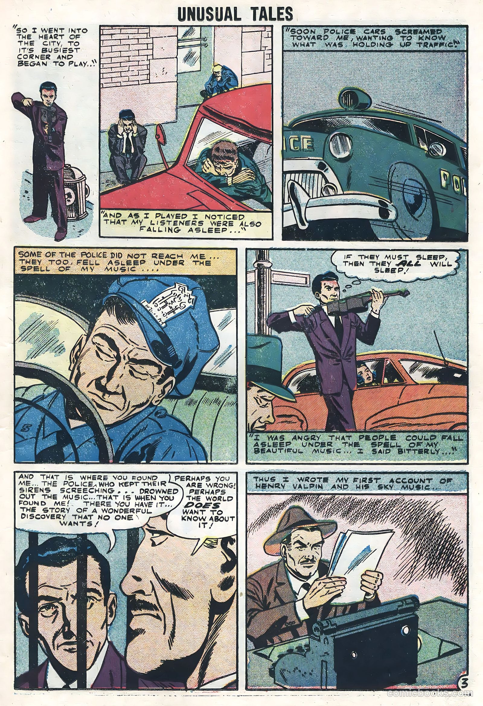 Unusual Tales #4 (1956) — page 13 of 36