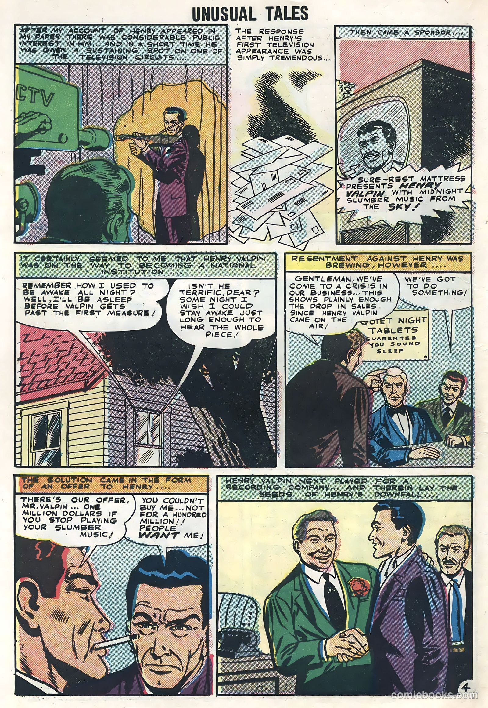 Unusual Tales #4 (1956) — page 14 of 36