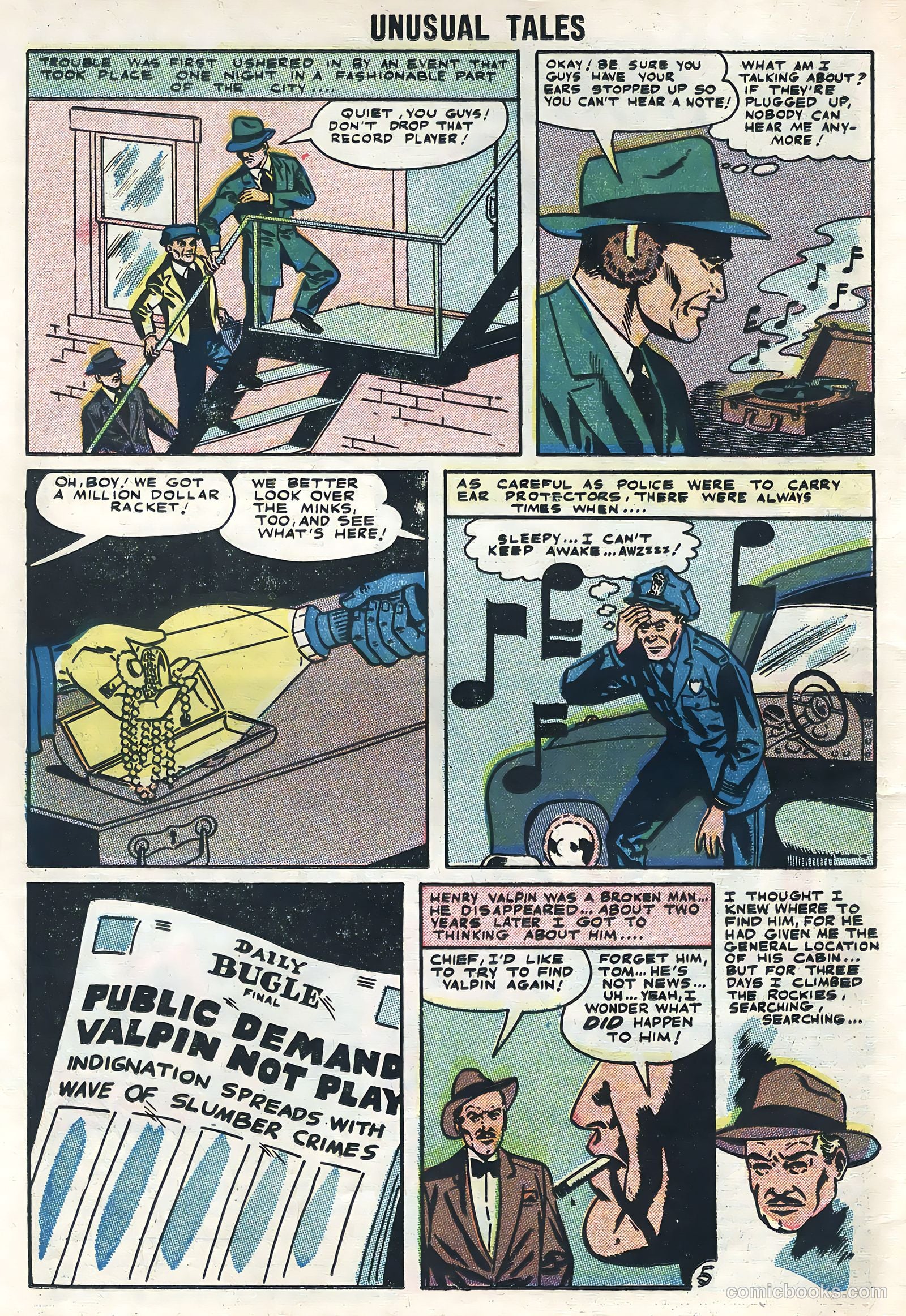 Unusual Tales #4 (1956) — page 16 of 36