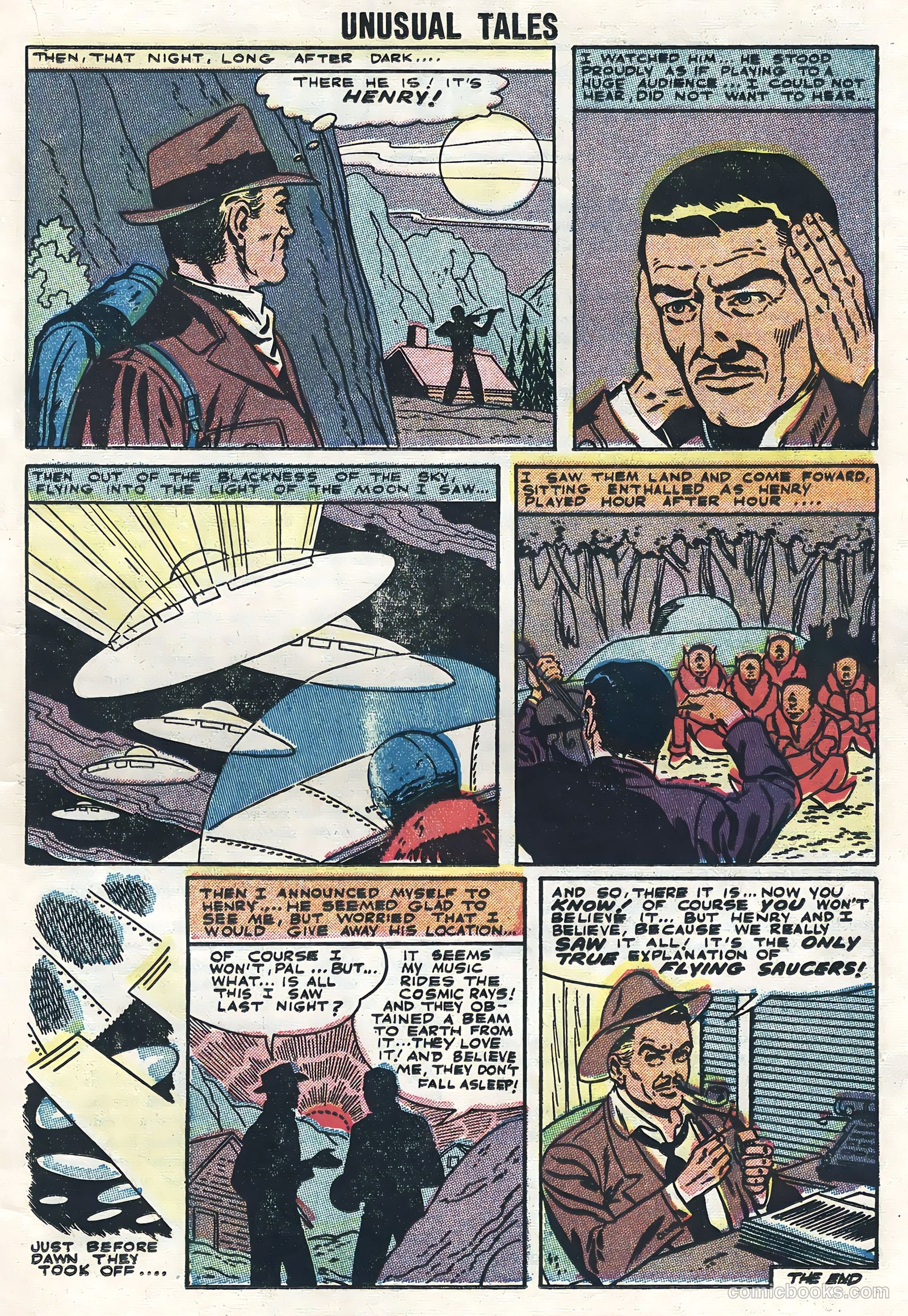 Unusual Tales #4 (1956) — page 17 of 36