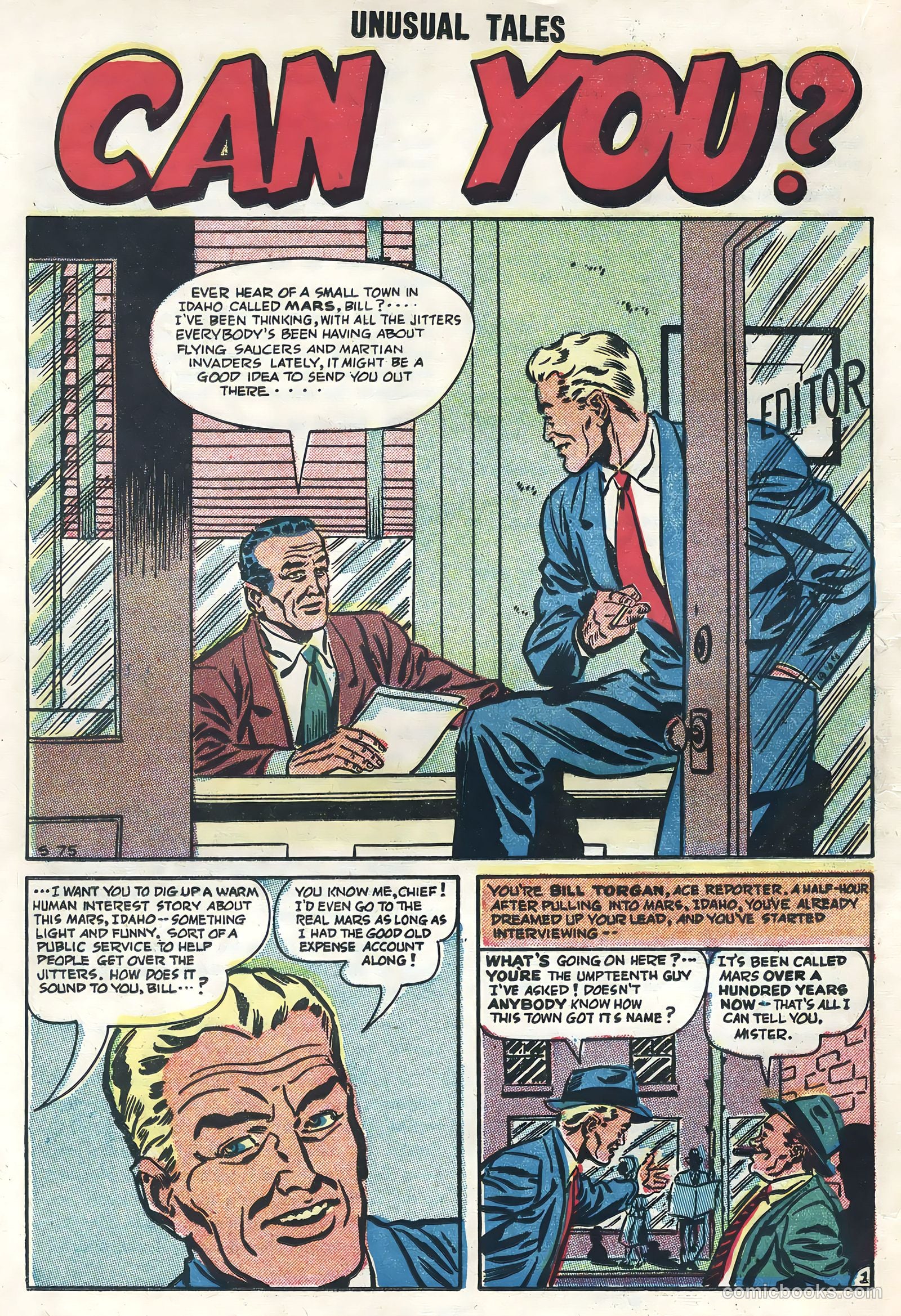 Unusual Tales #4 (1956) — page 20 of 36