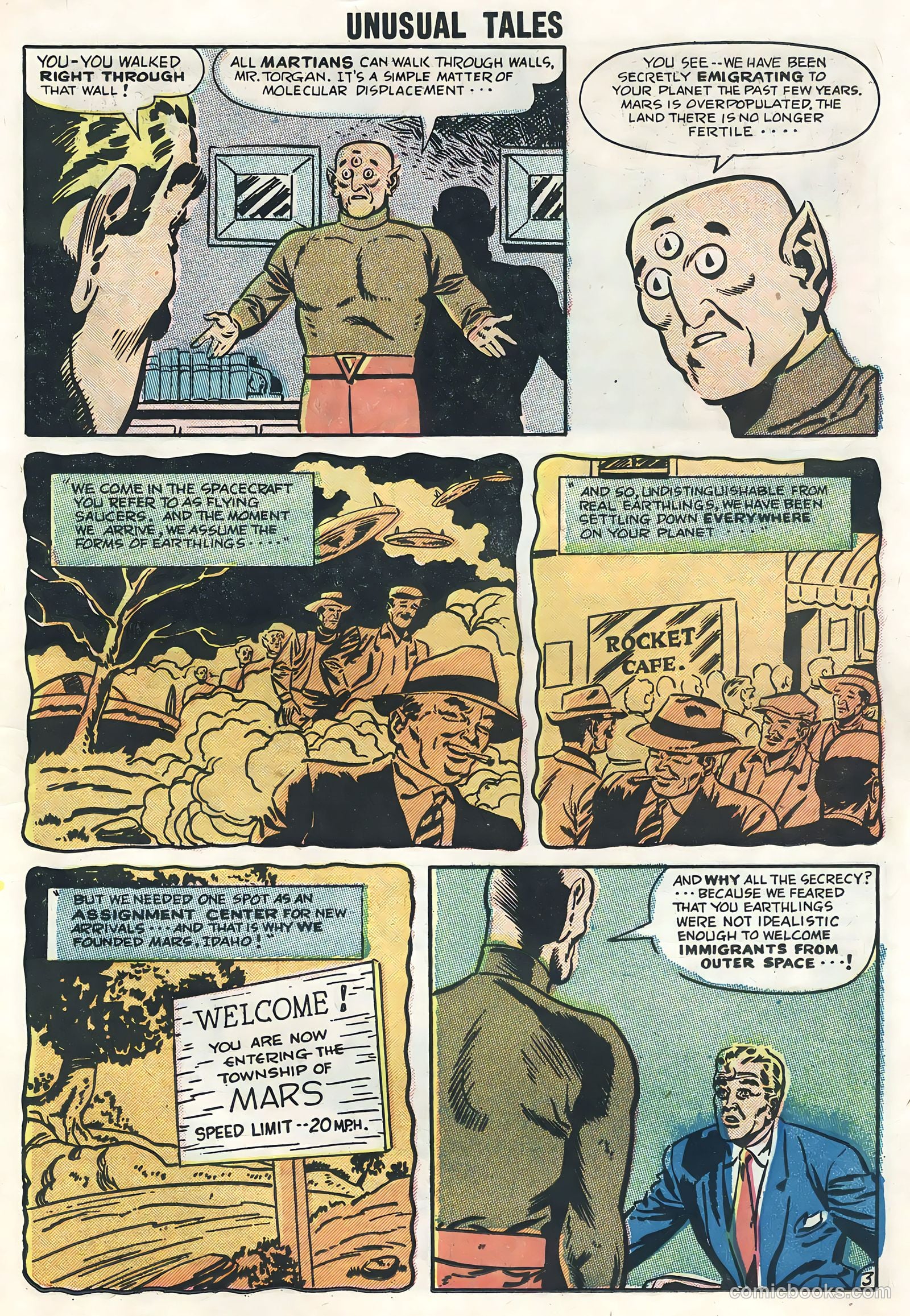 Unusual Tales #4 (1956) — page 23 of 36