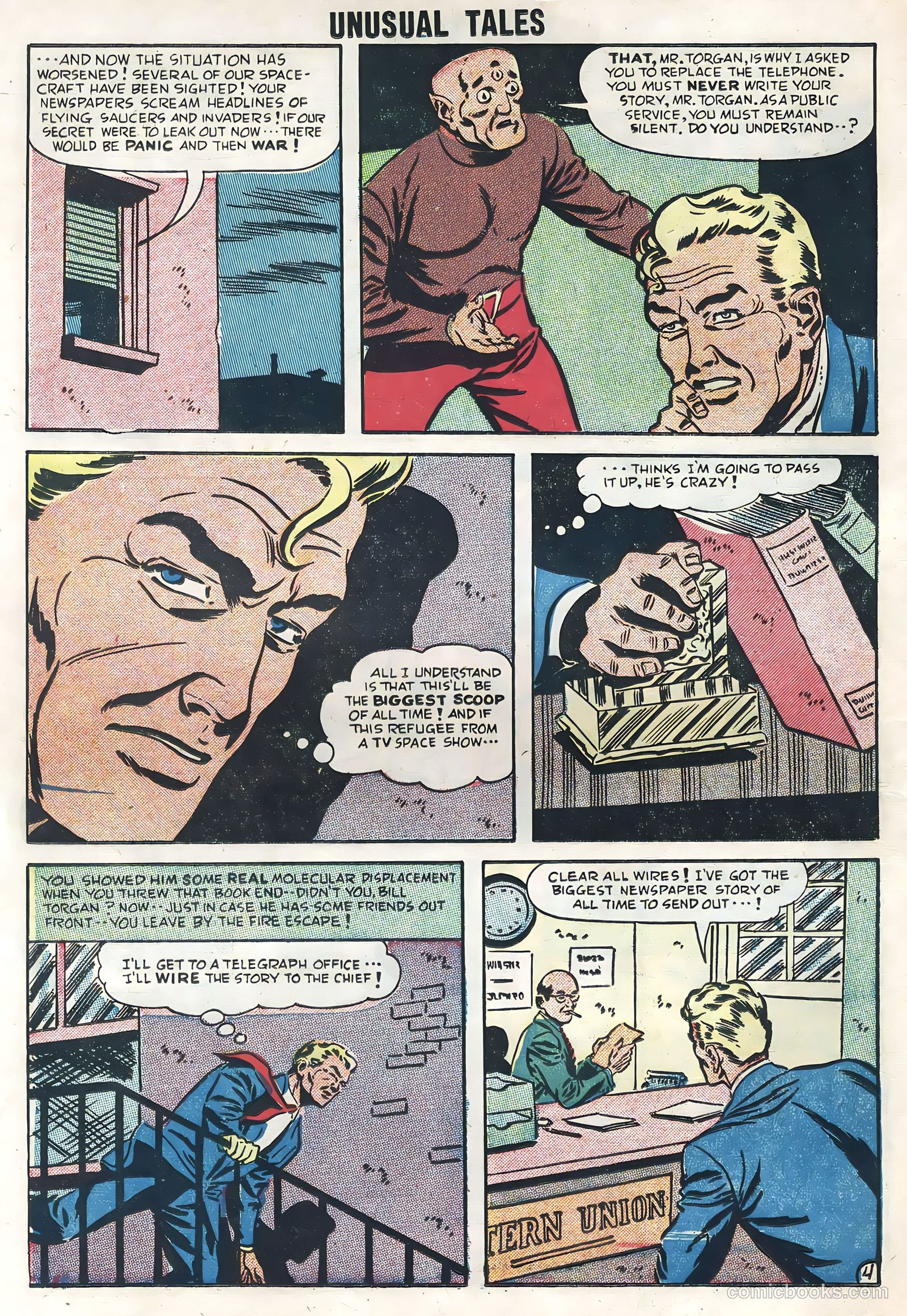 Unusual Tales #4 (1956) — page 24 of 36