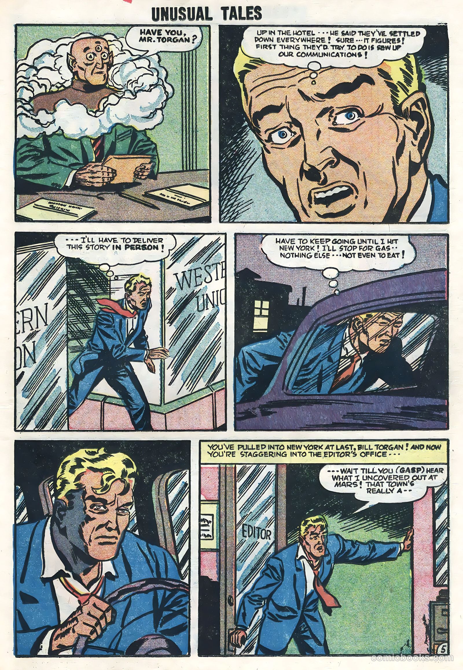 Unusual Tales #4 (1956) — page 25 of 36