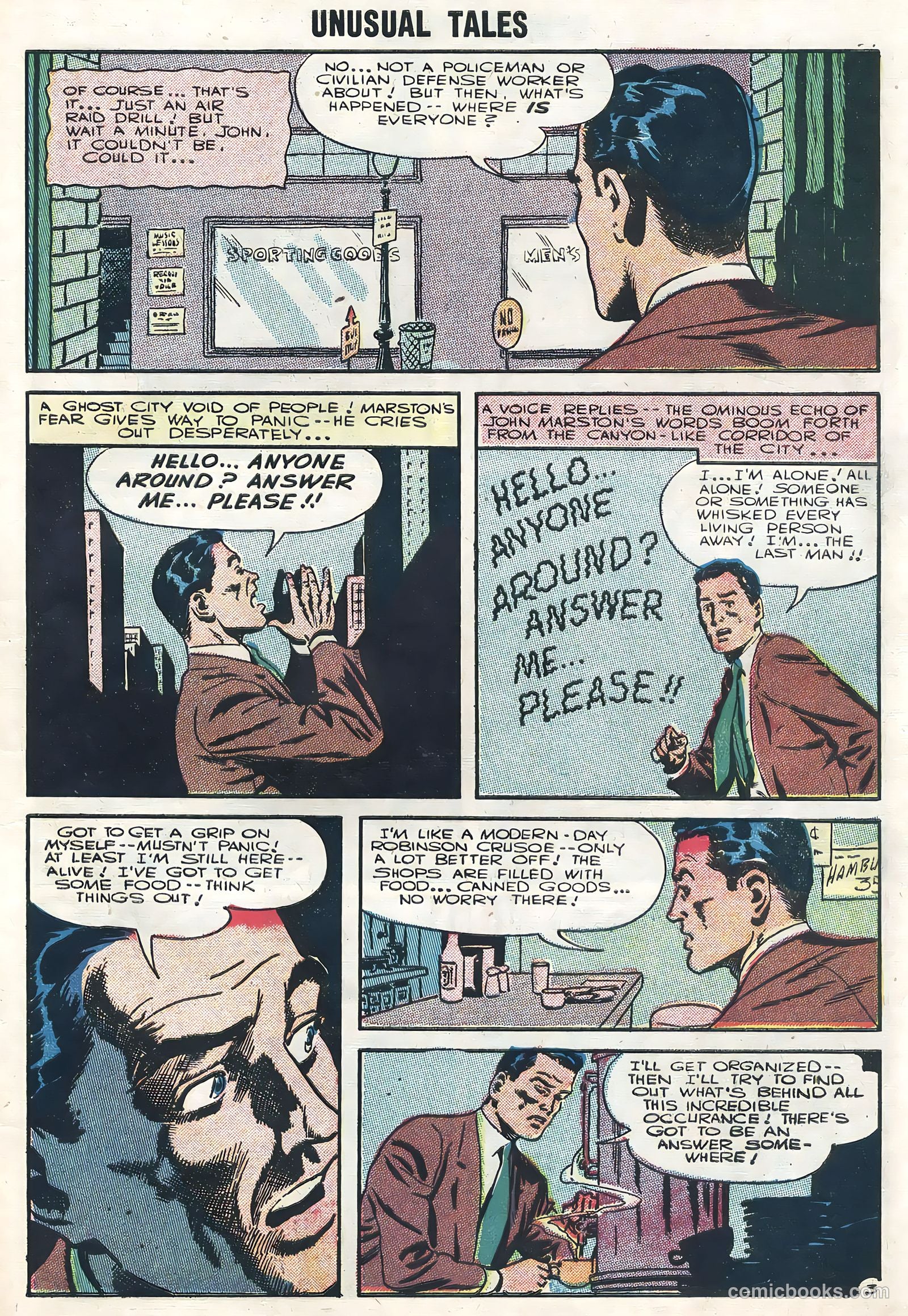 Unusual Tales #4 (1956) — page 29 of 36