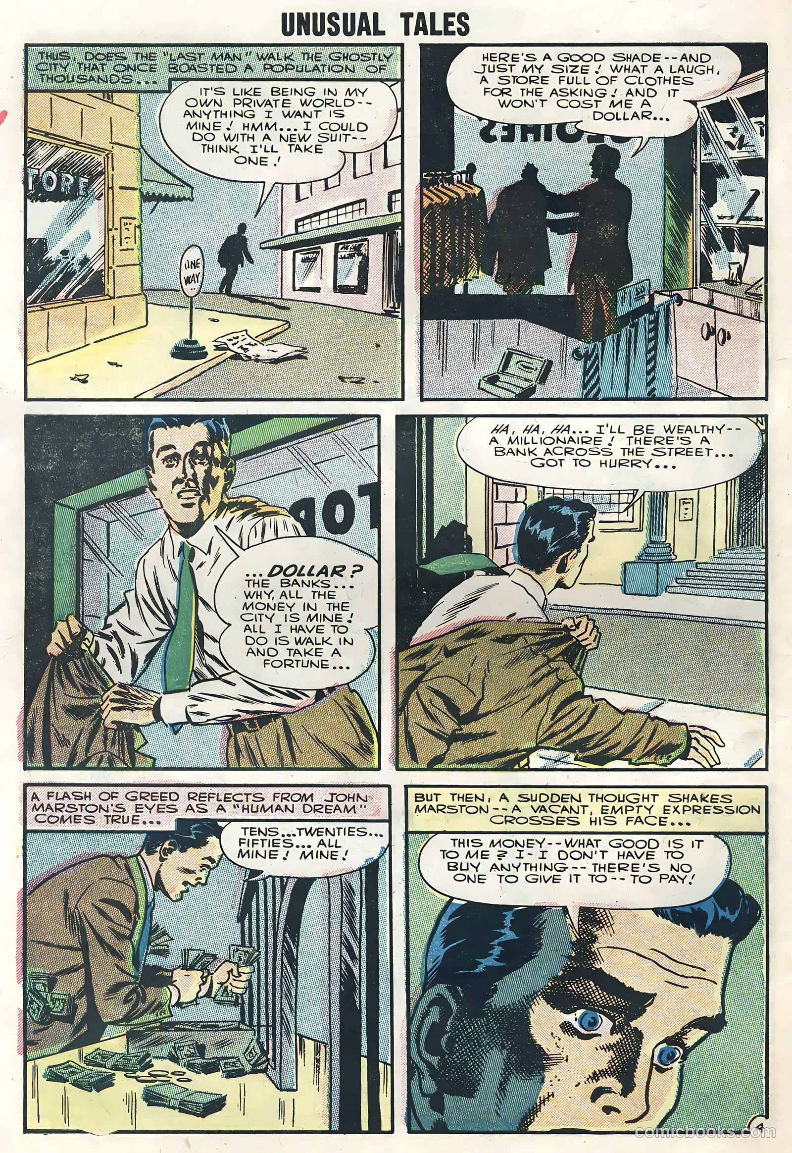 Unusual Tales #4 (1956) — page 30 of 36